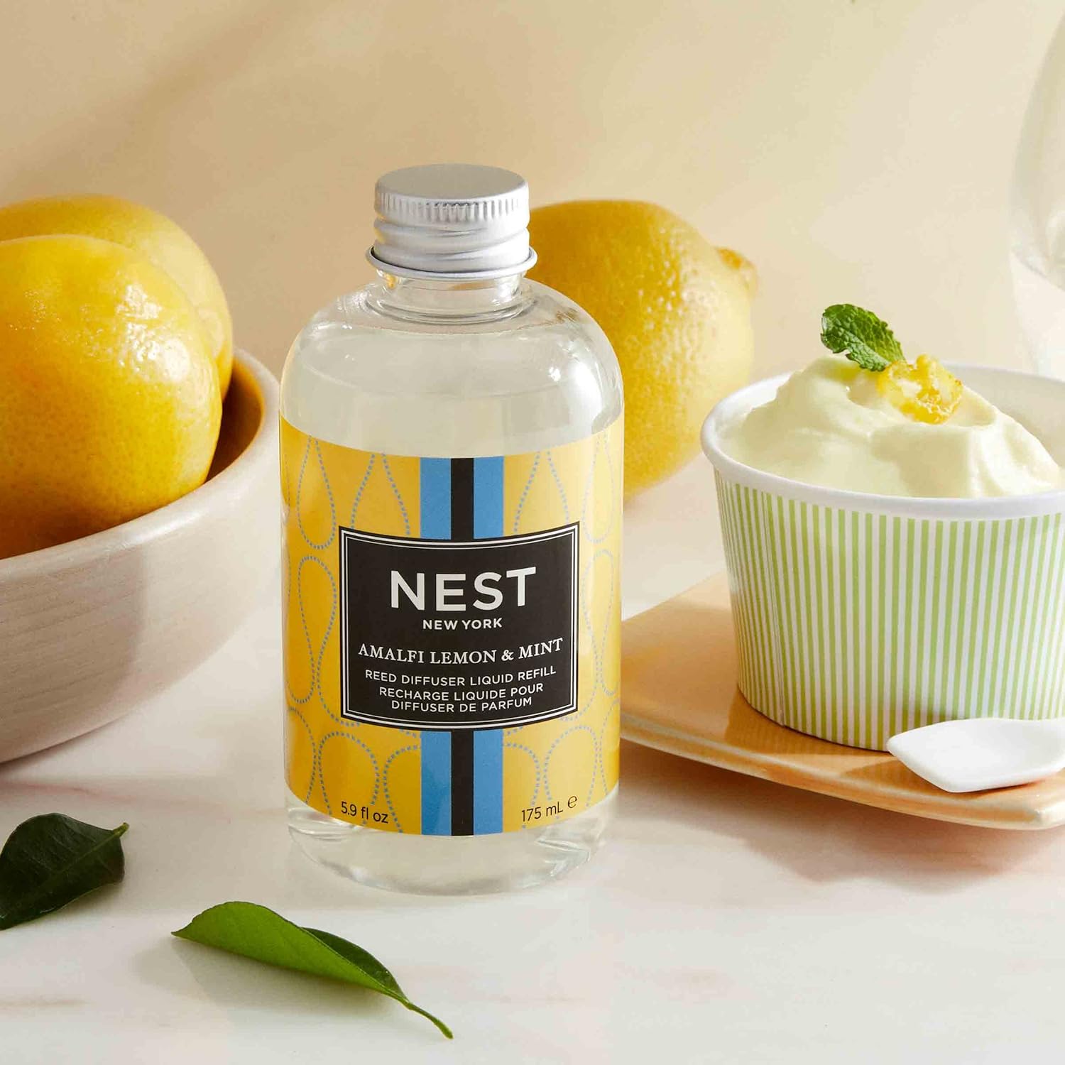 NEST New York Reed Diffuser Liquid Refill Amalfi Lemon Mint 59 fl oz