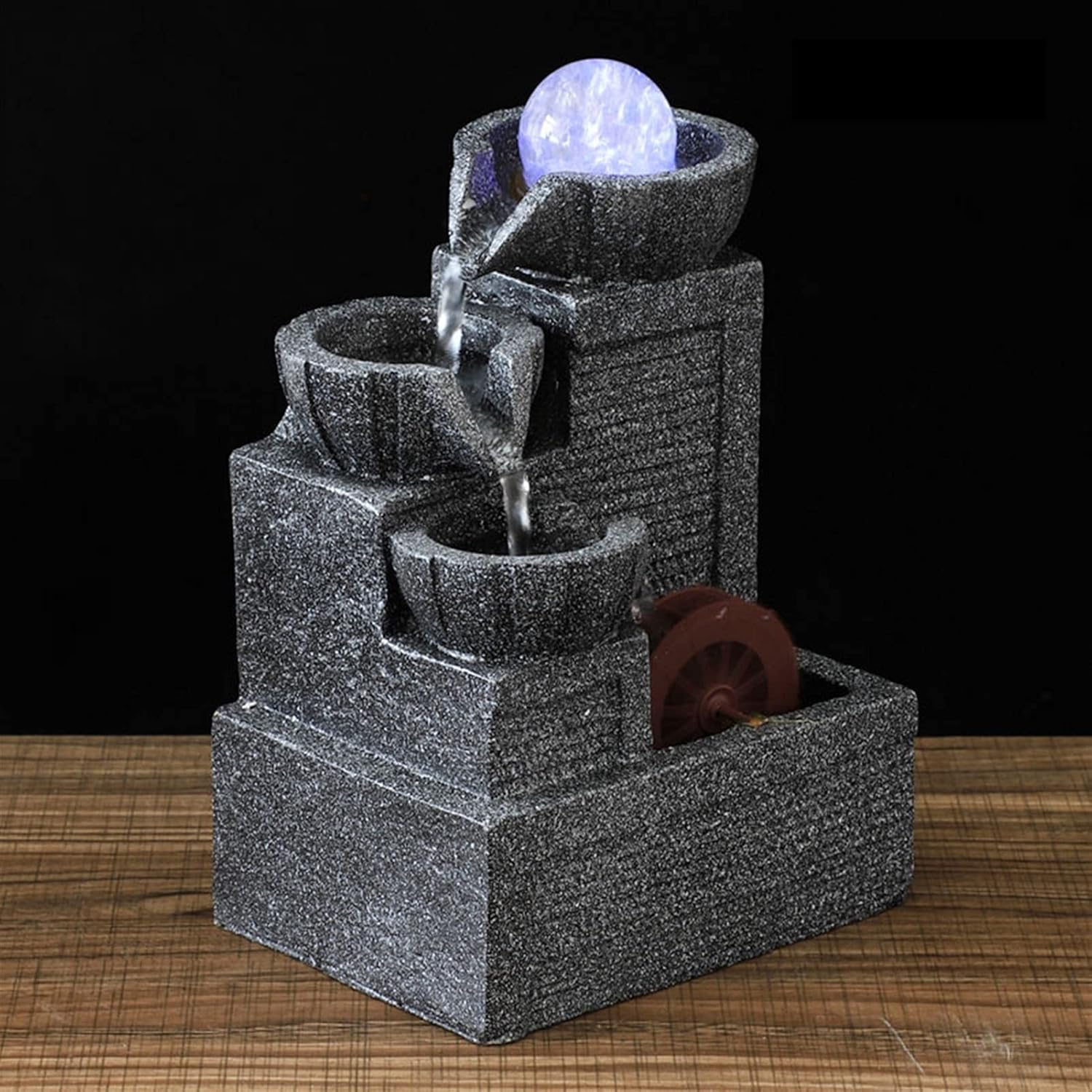 Tabletop Fountain for Home Office Yoga Desk Feng Shui