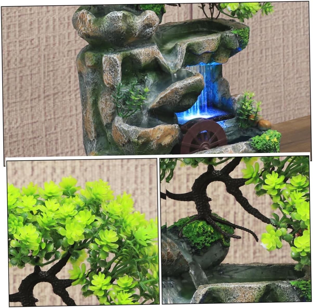 Elegant Tabletop Water Fountain for Home Office Decor