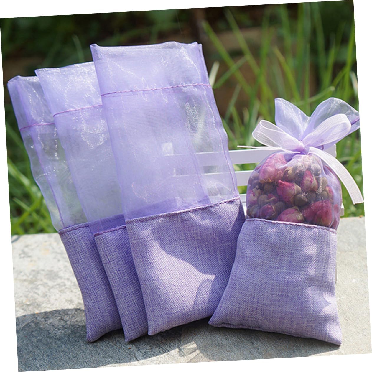 24pcs Lavender Sachet Bags for Closets Drawers Parties