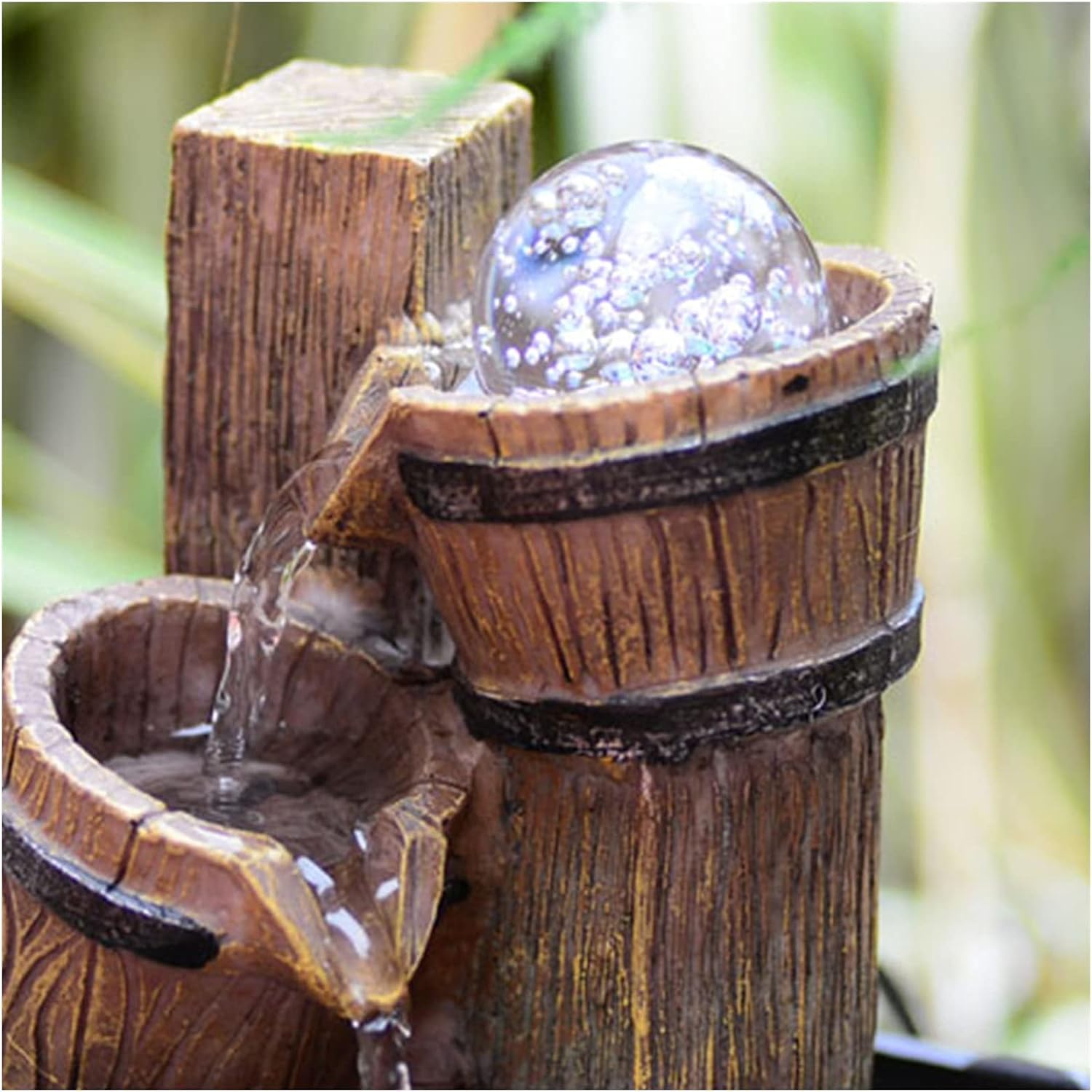 SUNESA Tabletop Fountain Resin Waterfall Decor