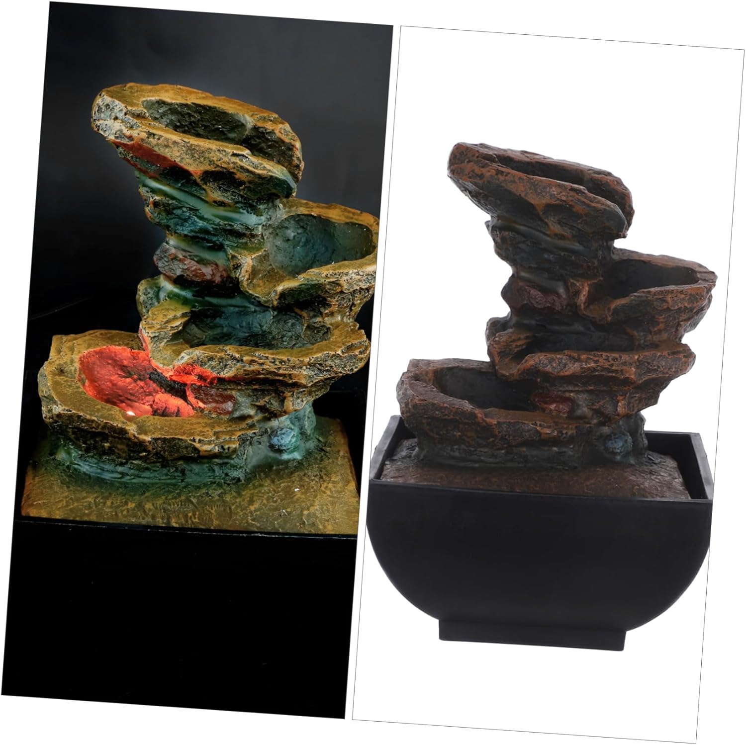 110v Decorative Tabletop Fountain for Office and Home Relaxation