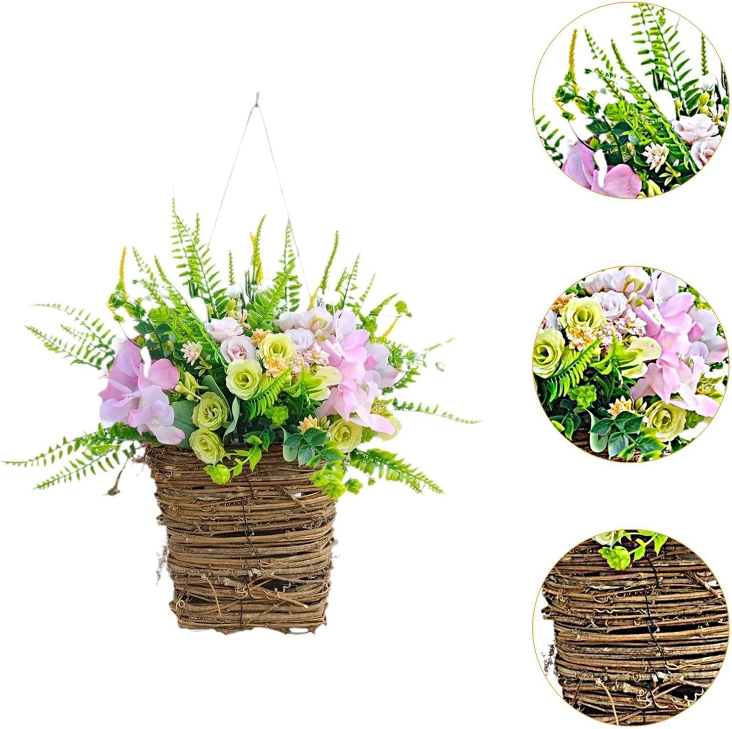 Floral Arrangement Door Wreath Ornament for Home
