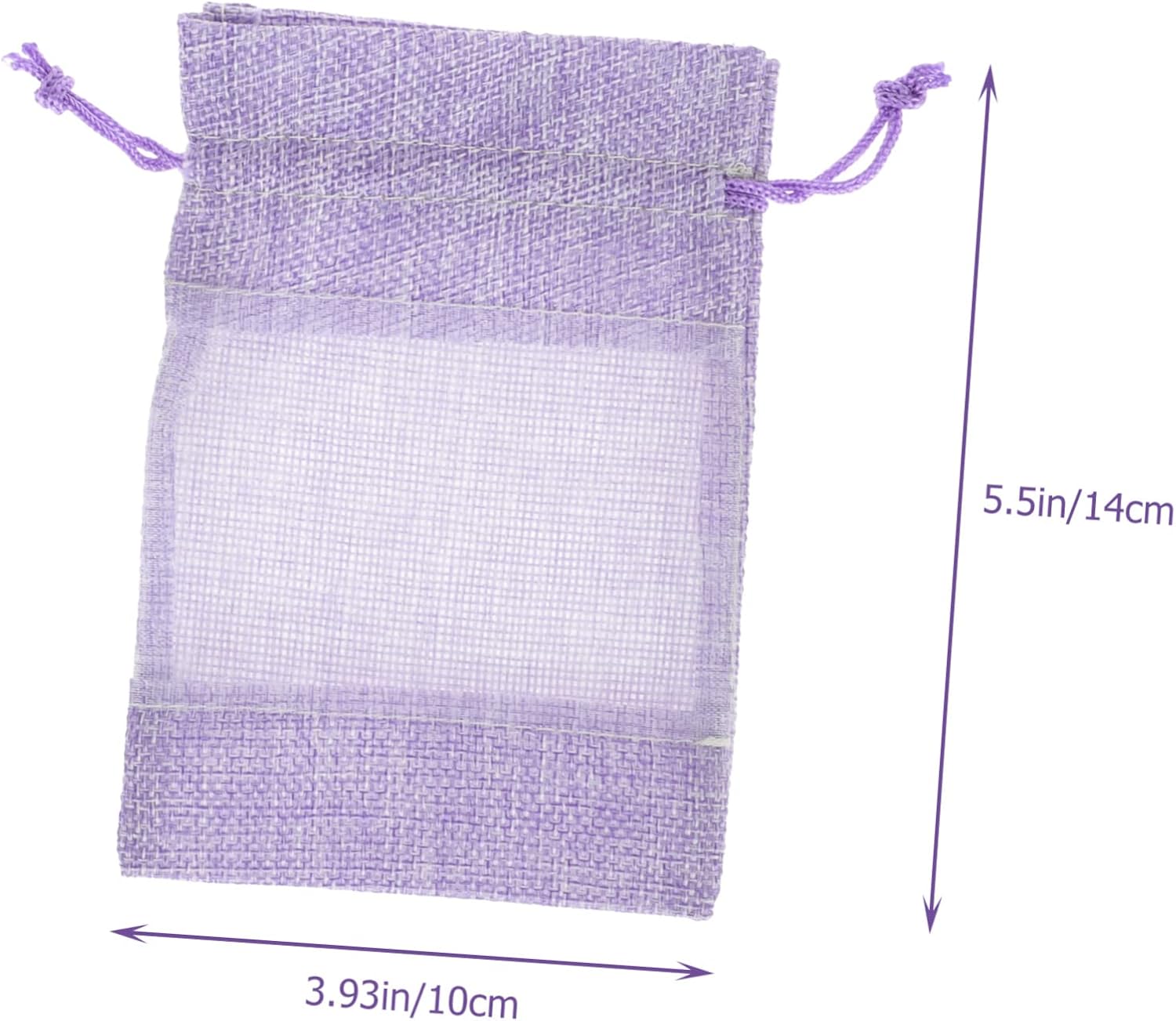 Cabilock 10Pcs Lavender Sachet Bags with Drawstring