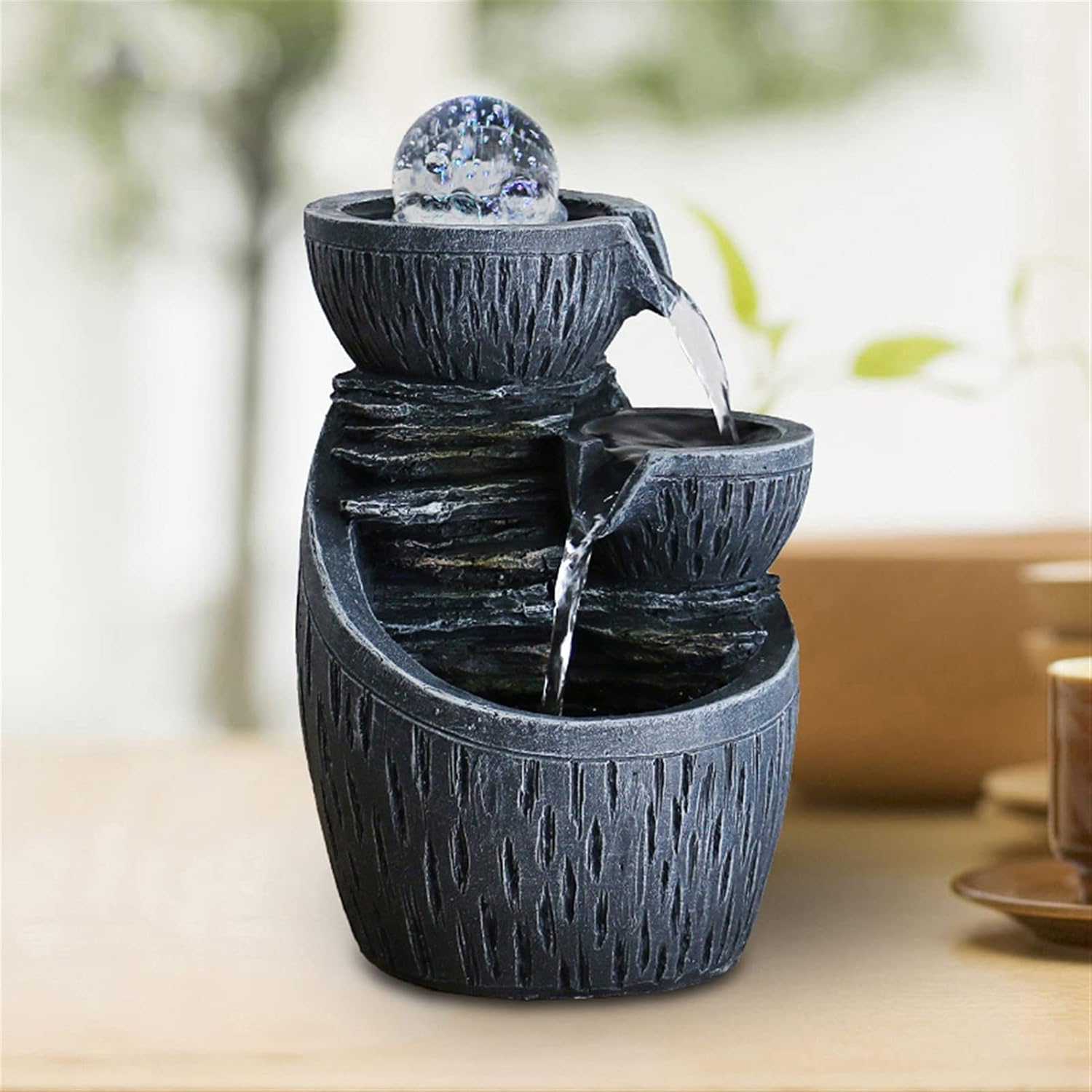 SUNESA Tabletop Fountain for Home and Office Relaxation