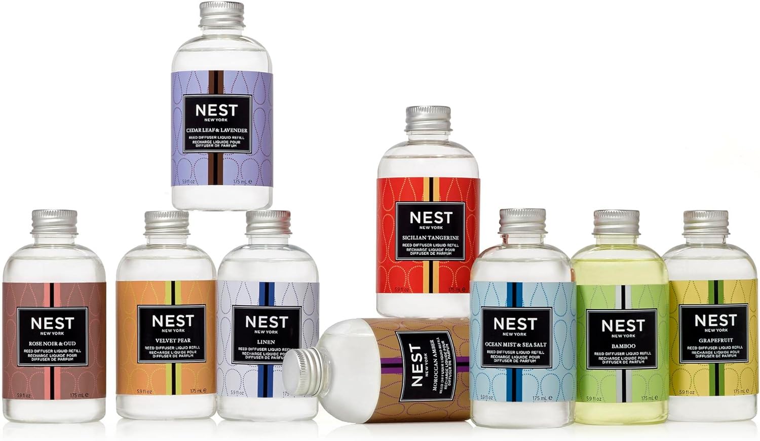 NEST New York Reed Diffuser Liquid Refill Amalfi Lemon Mint 59 fl oz