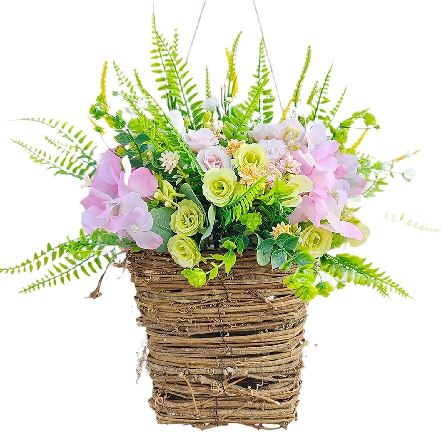 Floral Arrangement Door Wreath Ornament for Home