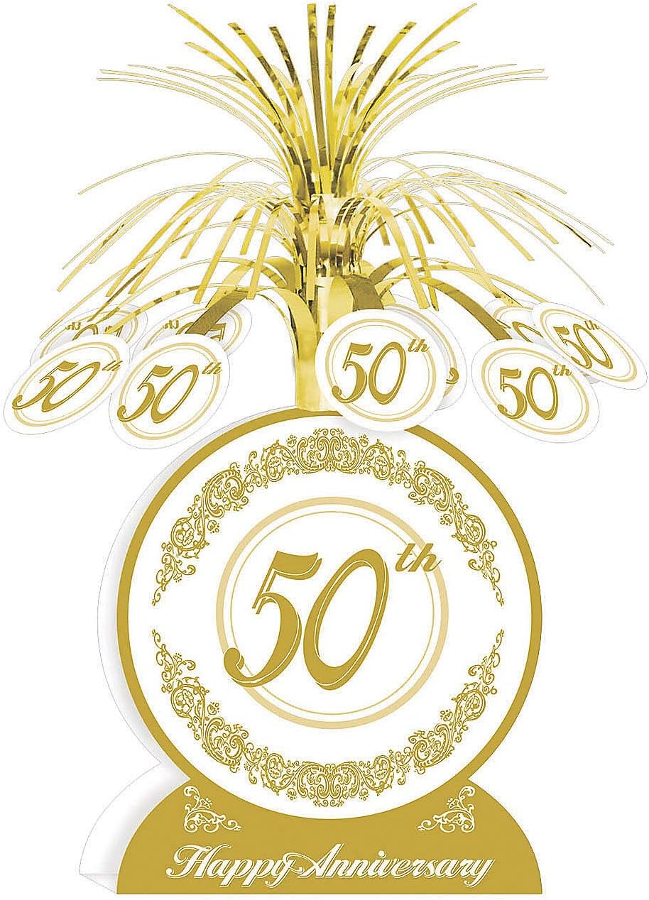 50th Anniversary Tabletop Fountain Centerpiece