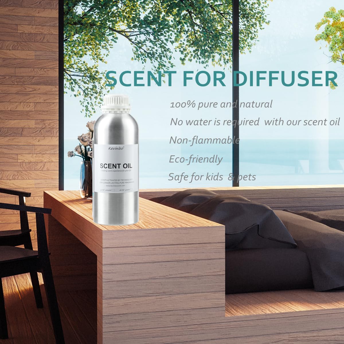 Kevinleo Aromatherapy Diffuser Oil Ocean 500ml Luxury