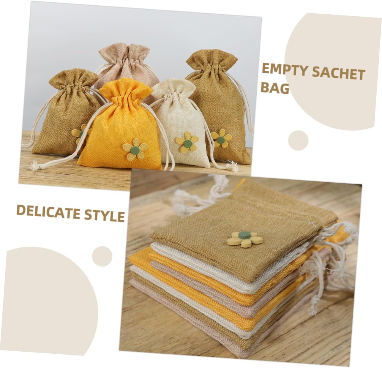 Ipetboom 8pcs Decorative Lavender Sachet Bags for Closets Cars and Home Fragrance