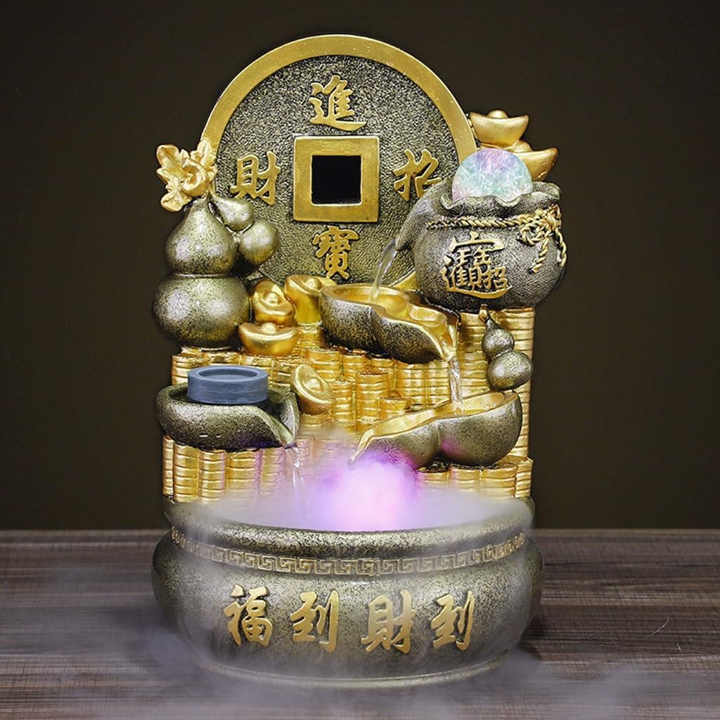 Sleeve Waterfall Fountain Decorative Tabletop Fountain