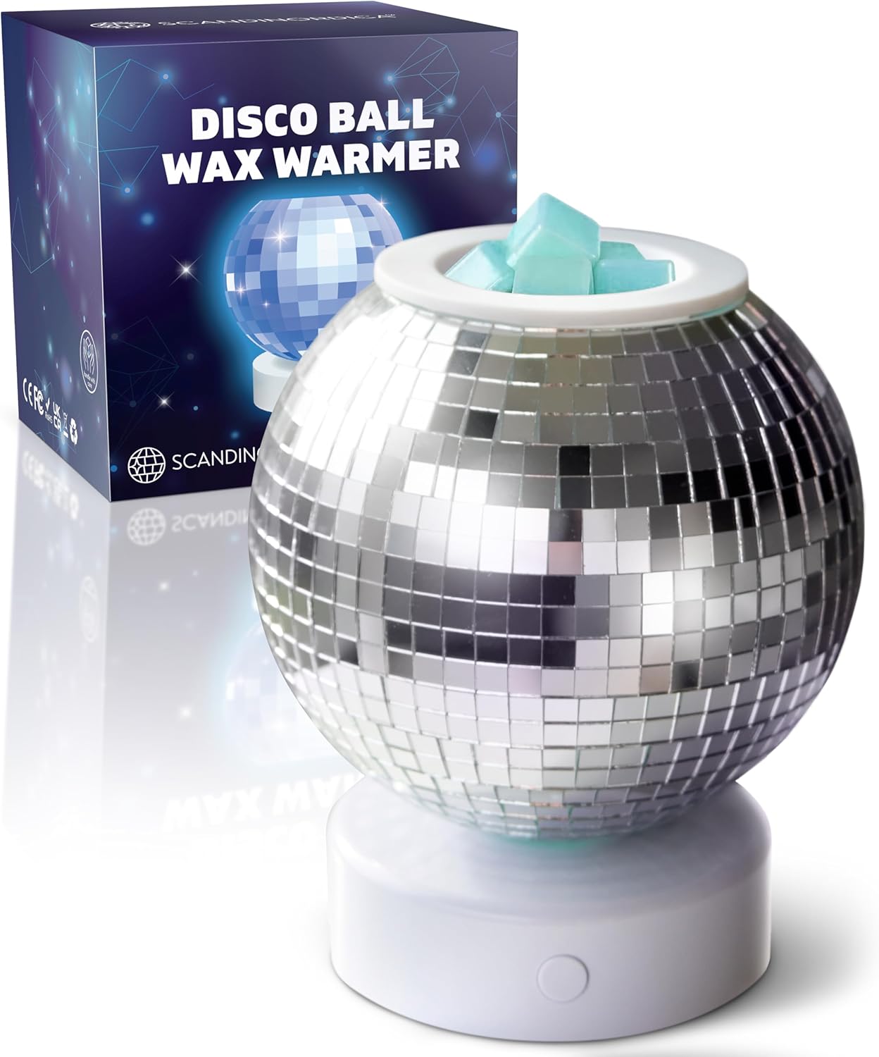 Disco Ball Wax Warmer with Color Changing Light