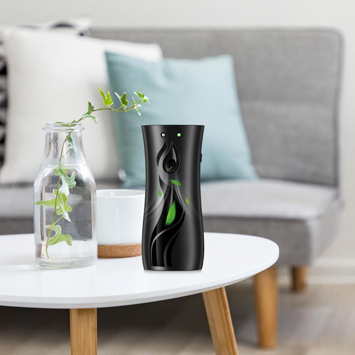 2 Pcs Automatic Fragrance Spray Dispenser with Light Sensor