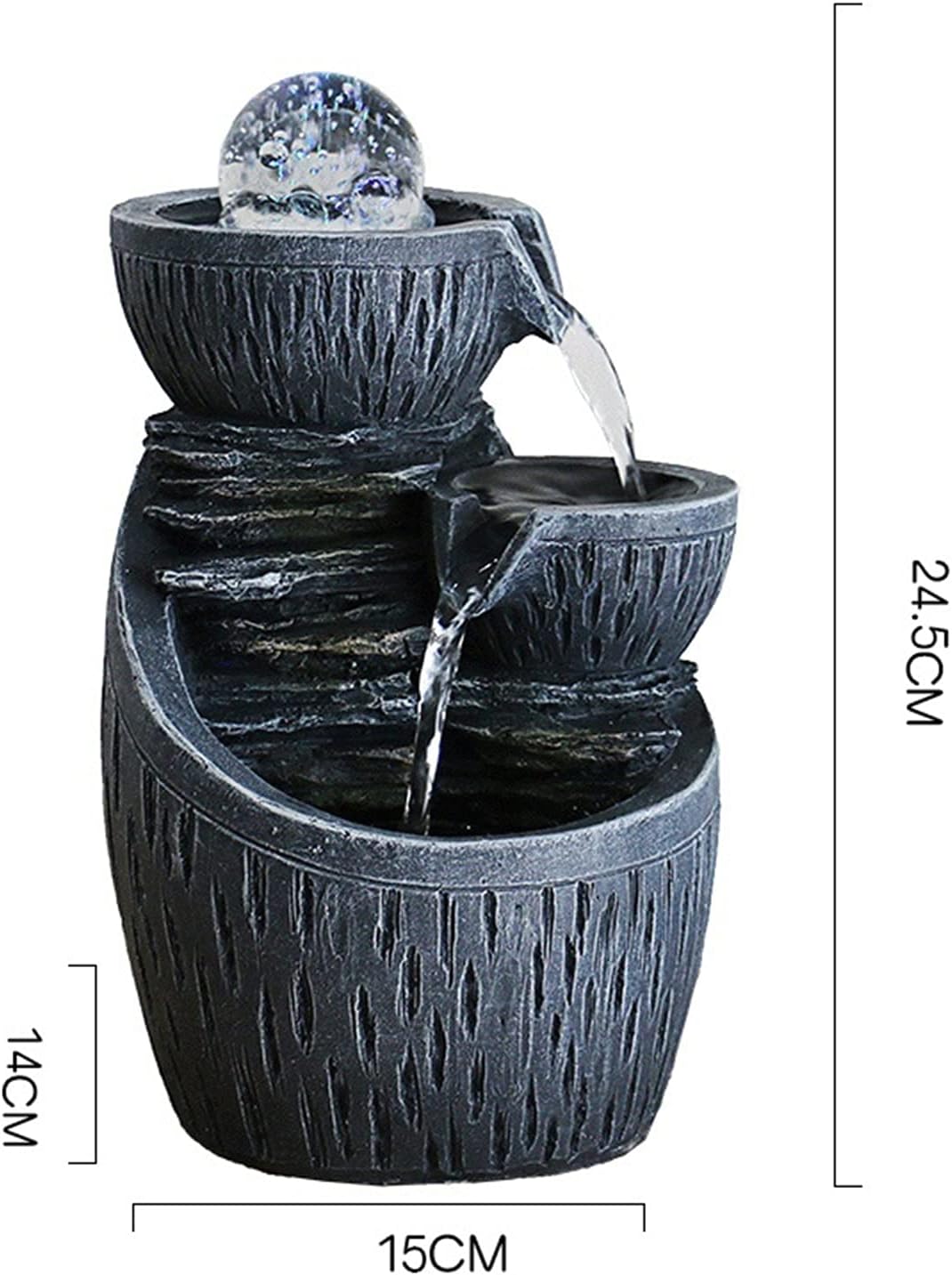 SUNESA Tabletop Fountain for Home and Office Relaxation
