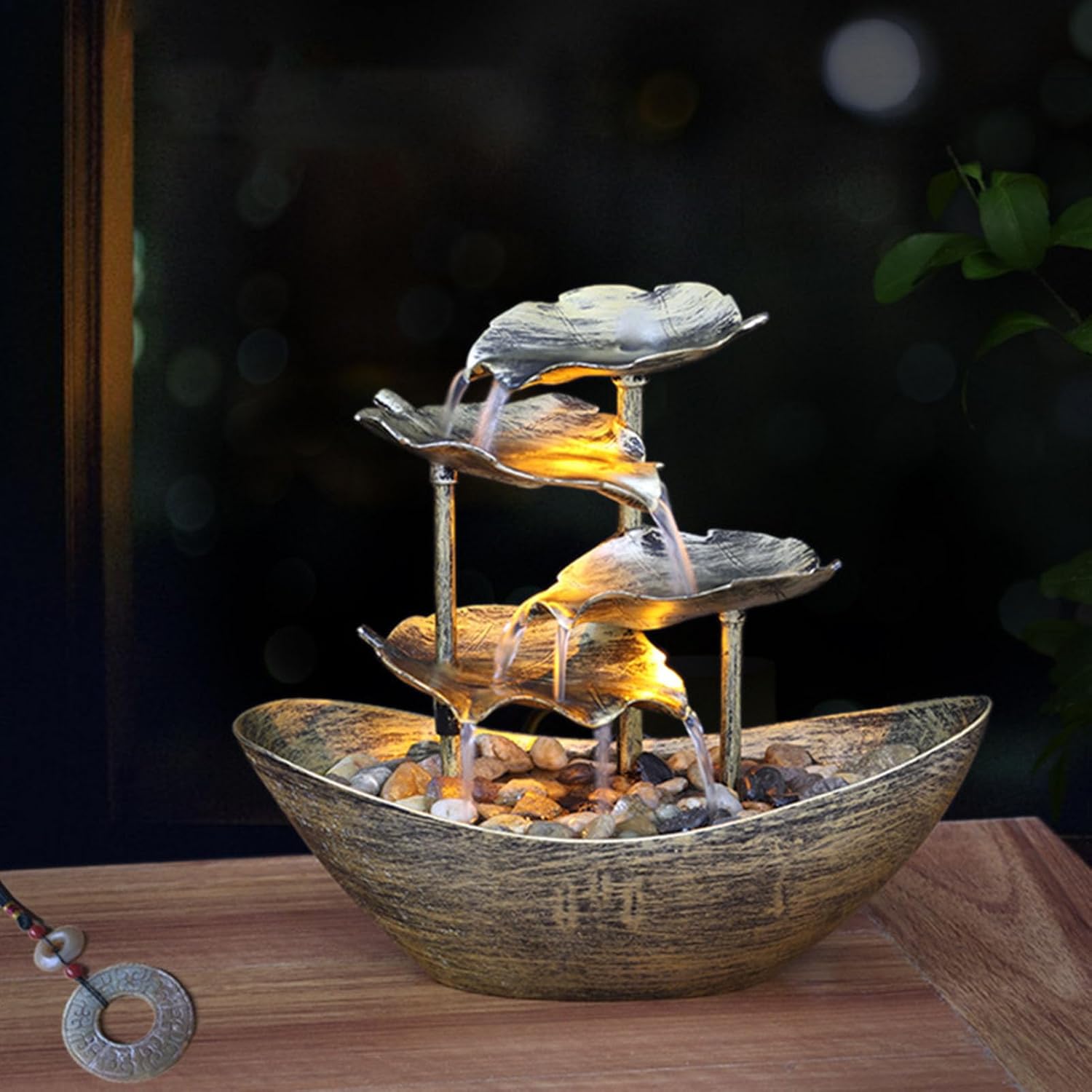 Small Waterfall Fountain Indoor Decor