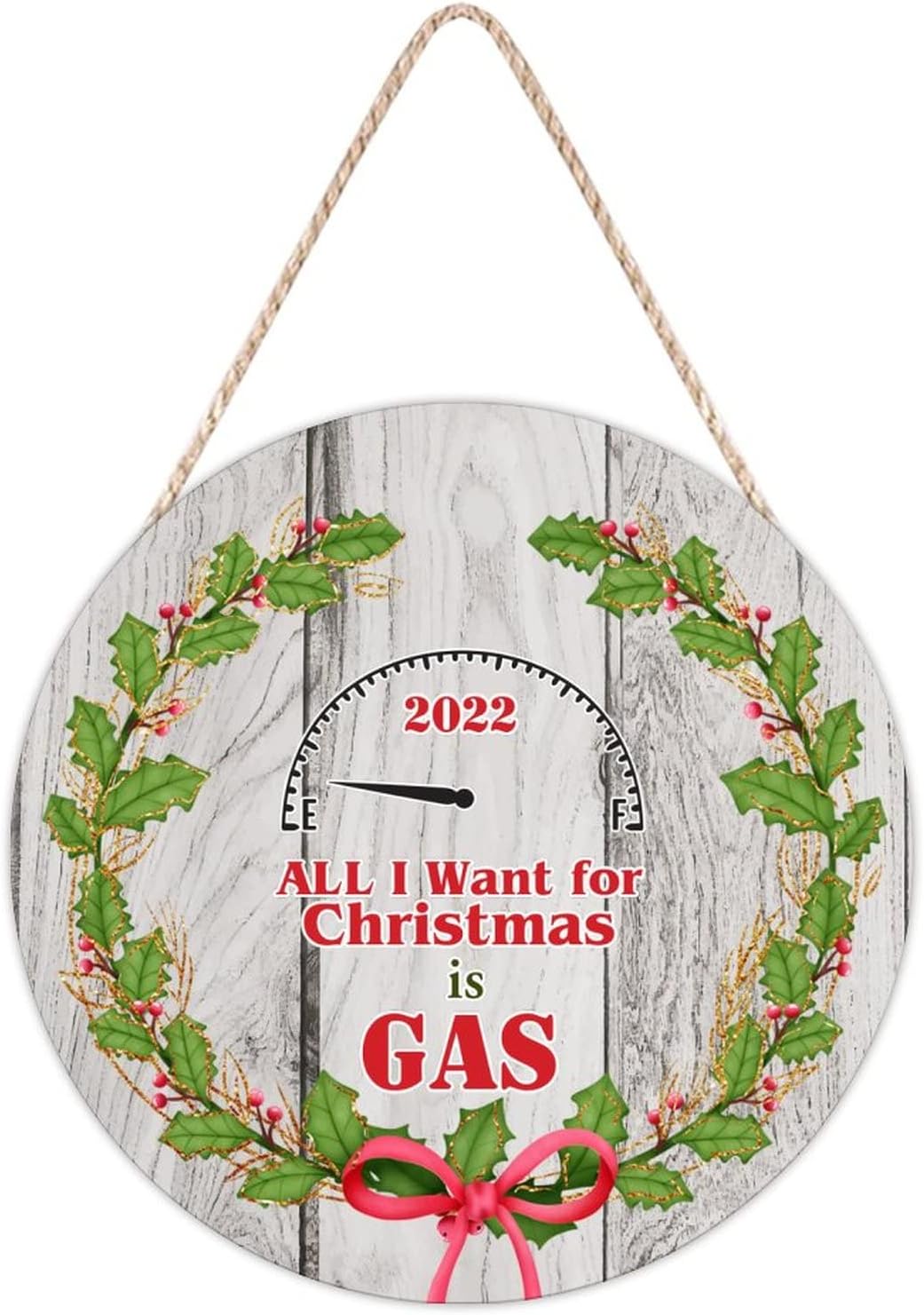 Farmhouse Front Door Hanger 12x12 Funny Wood Sign