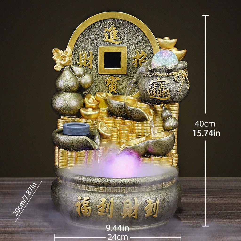 Sleeve Waterfall Fountain Decorative Tabletop Fountain