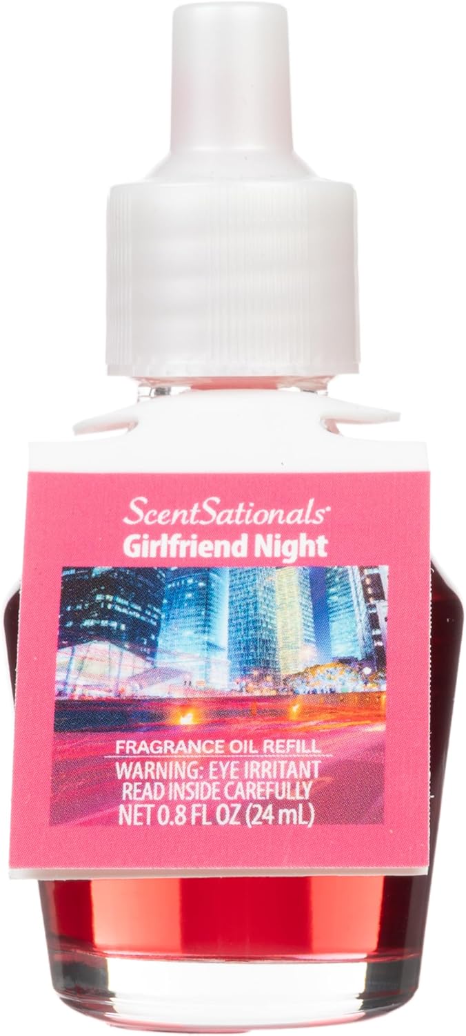 Scentsationals Fragrance Oil Plug In Refills 3-Pack - Girlfriend Night