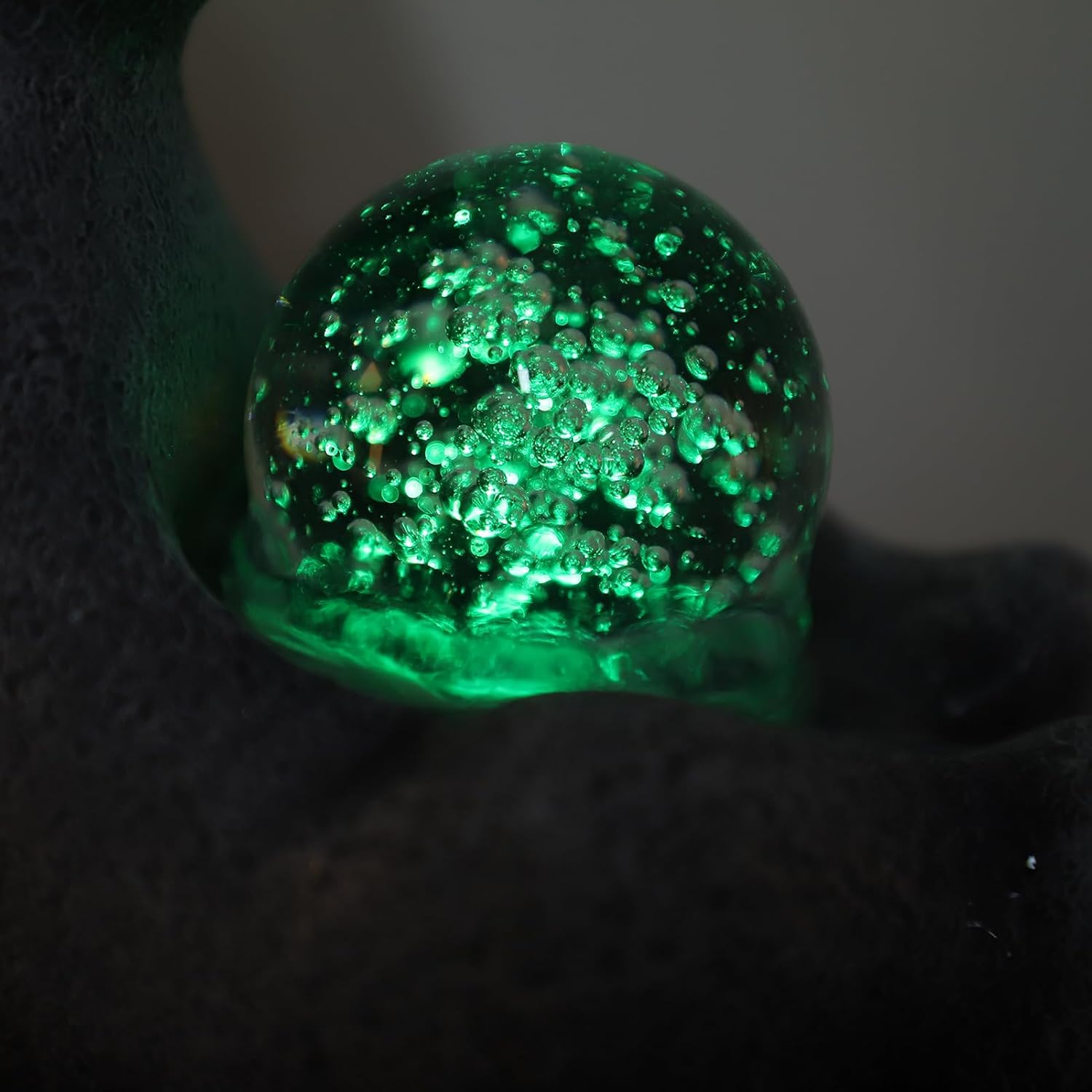 Topin Tabletop Fountain with LED Lights and Automatic Pump