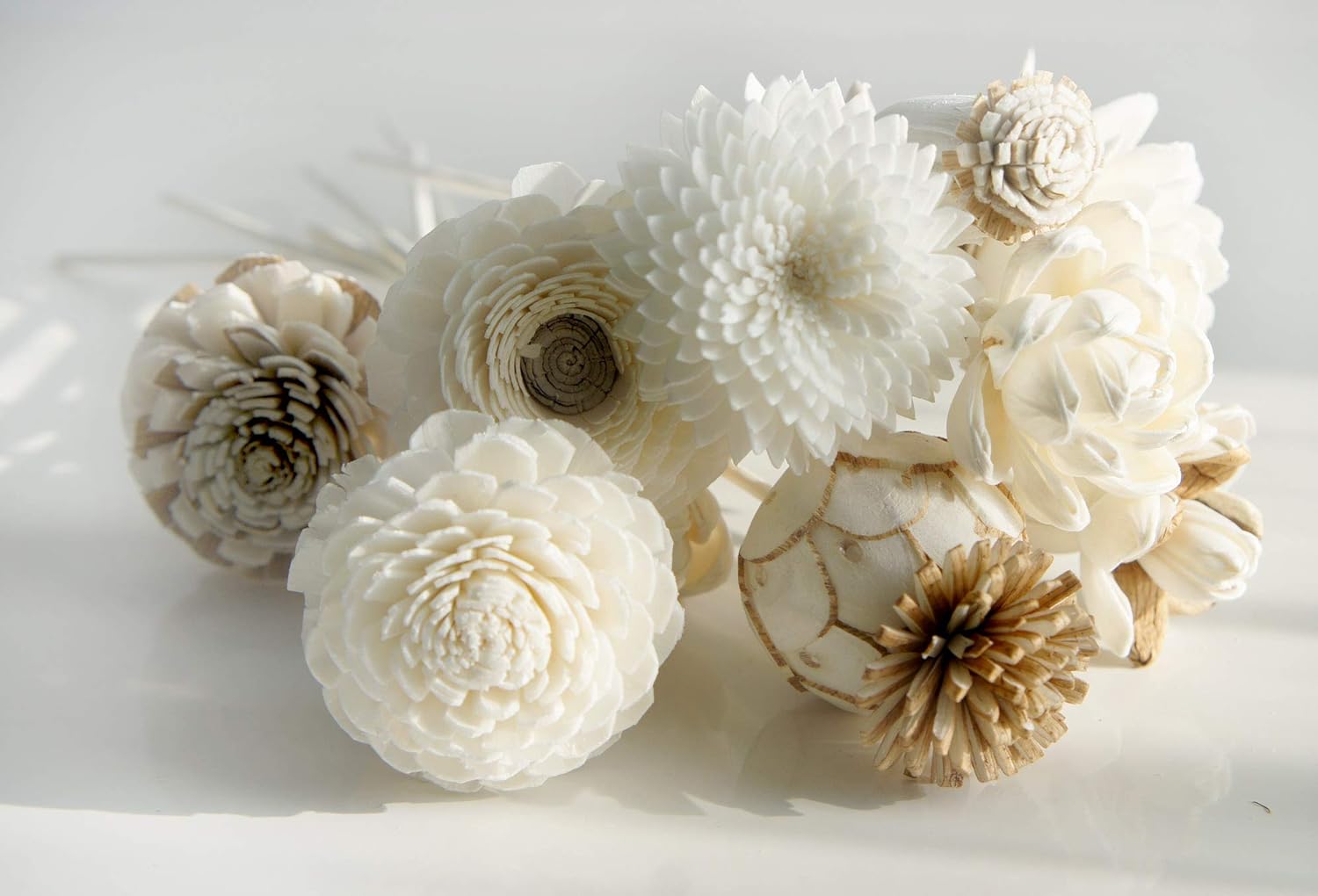 10 Mixed Sola Flower Reed Diffuser for Home Fragrance