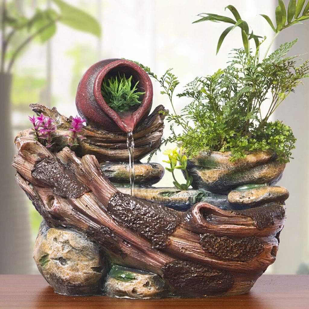 GaRcan Tabletop Fountain Indoor Waterfall Decor