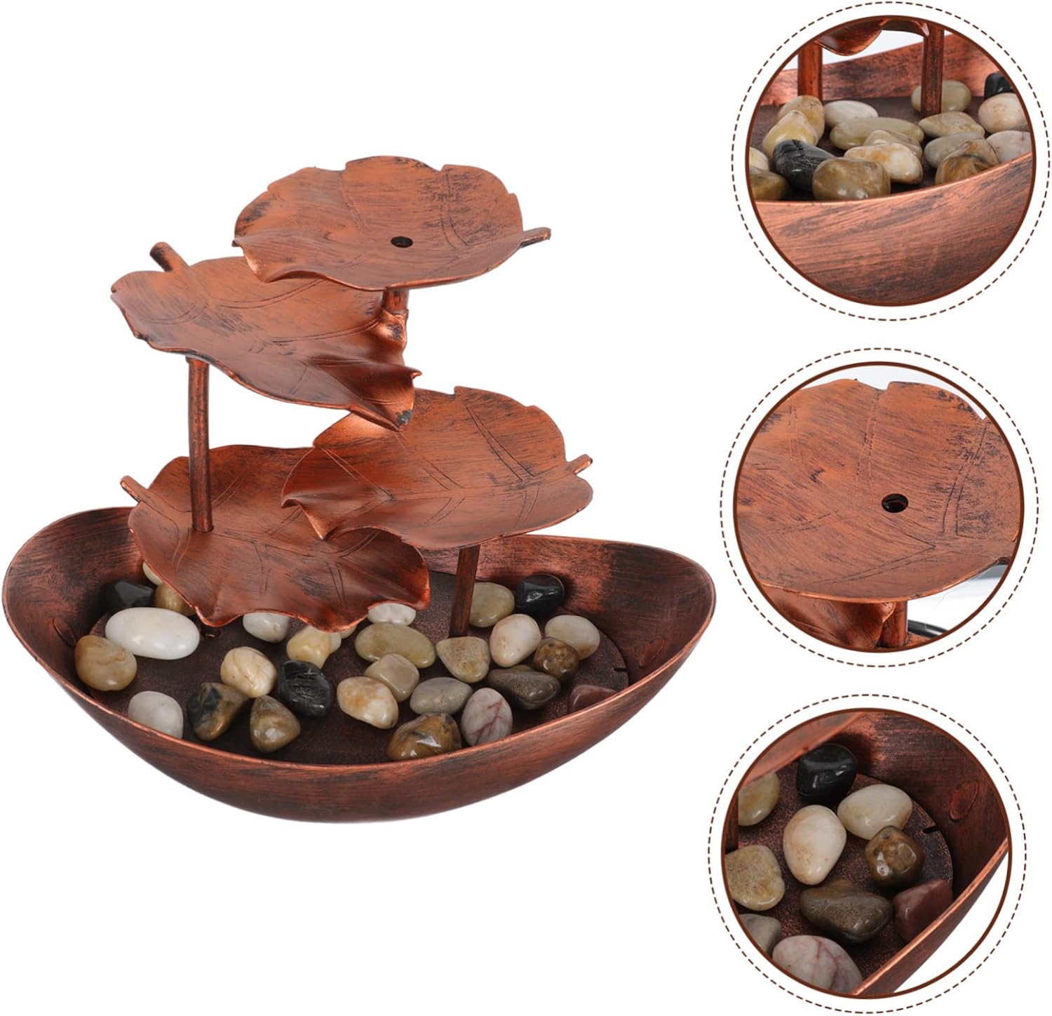 Creative Waterfall Fountain Tabletop Led Night Light