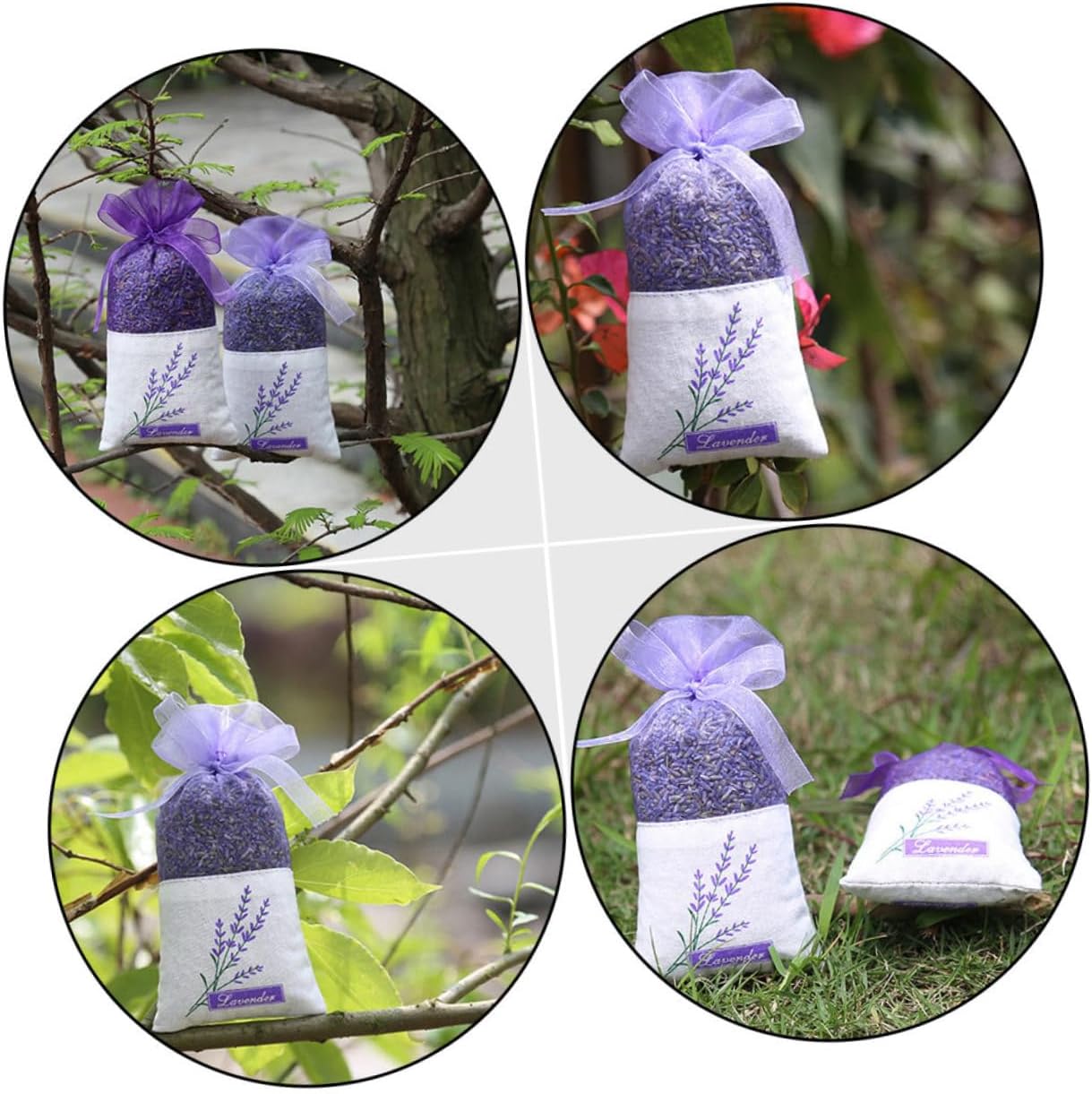 22pcs Lavender Sachet Bags for Wardrobe Freshener