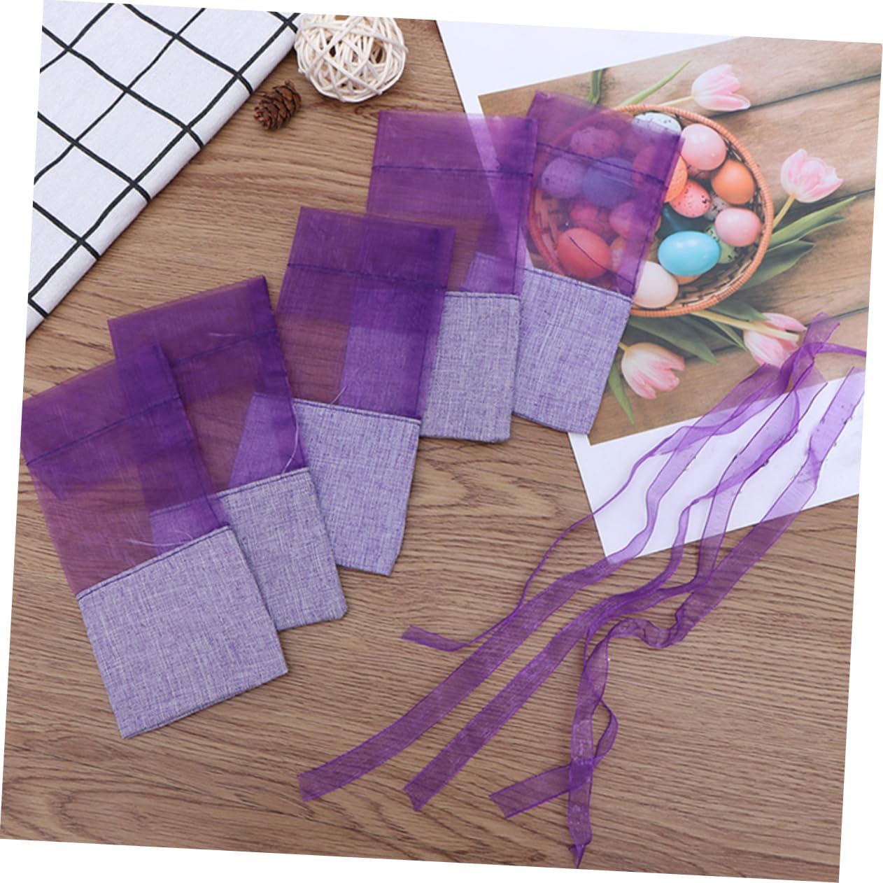 24pcs Lavender Sachet Bags for Closets Drawers Parties