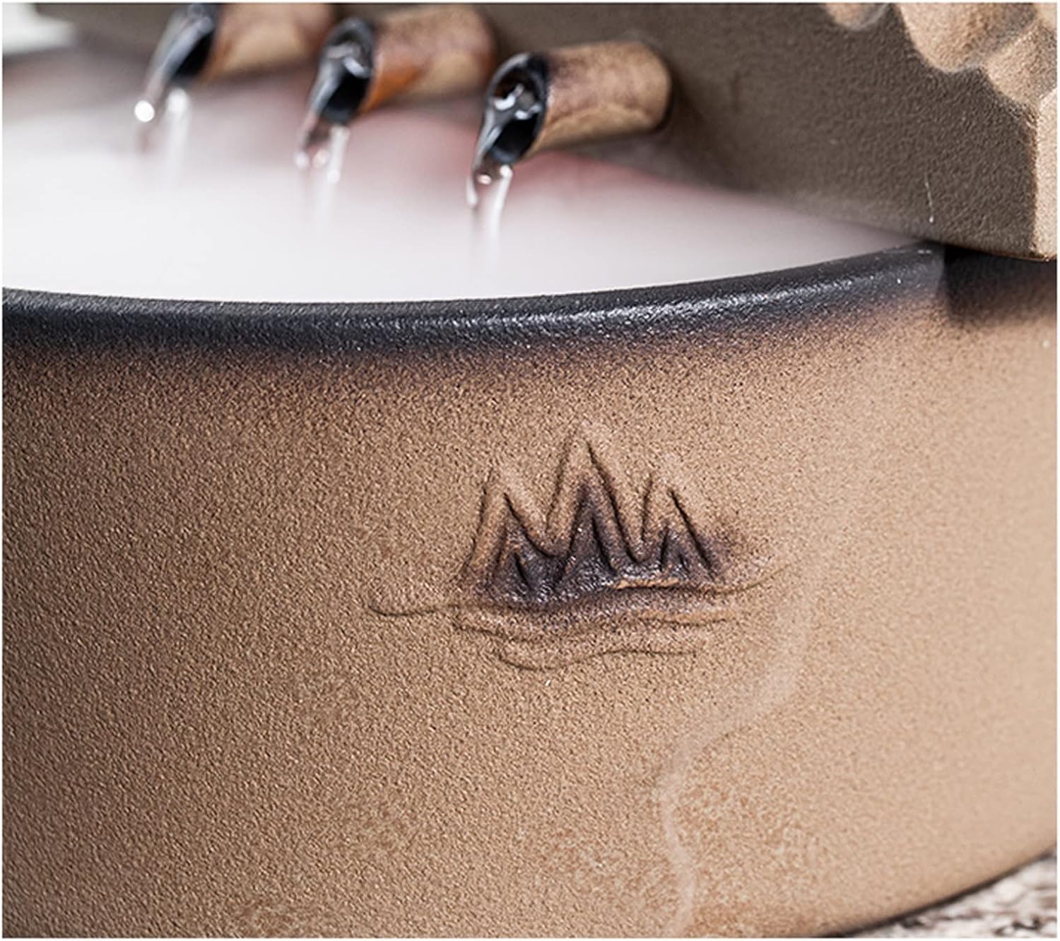 Tabletop Fountain with Ceramic Design and Water Mist