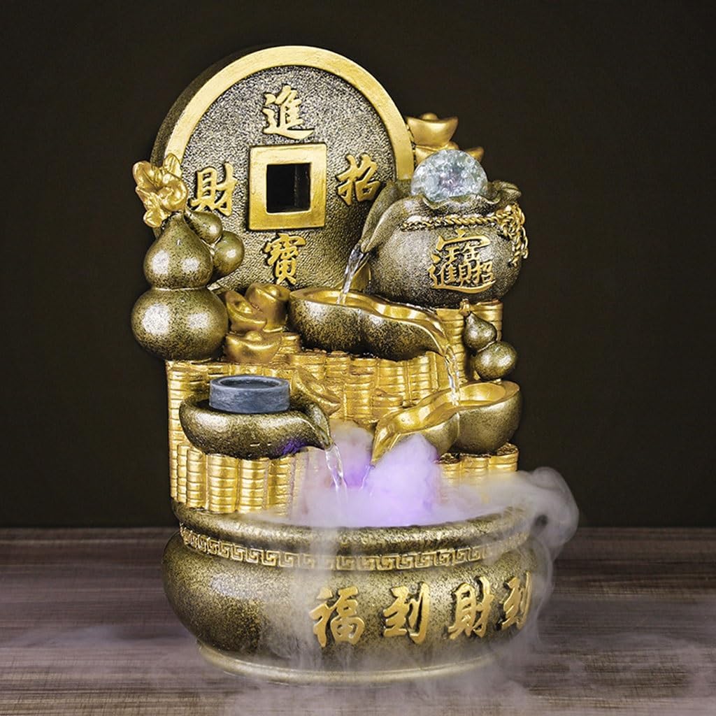 Sleeve Waterfall Fountain Decorative Tabletop Fountain
