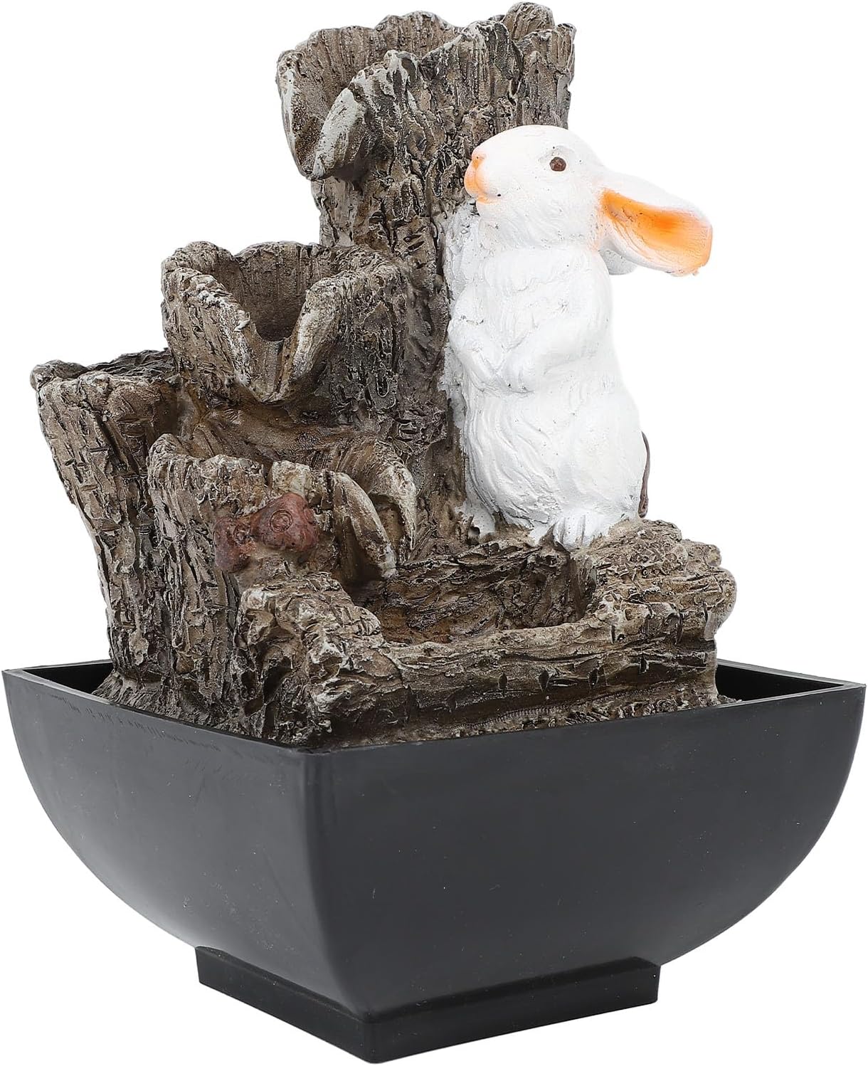 FLEXMAN Tabletop Fountain with LED Light and USB 5V Power