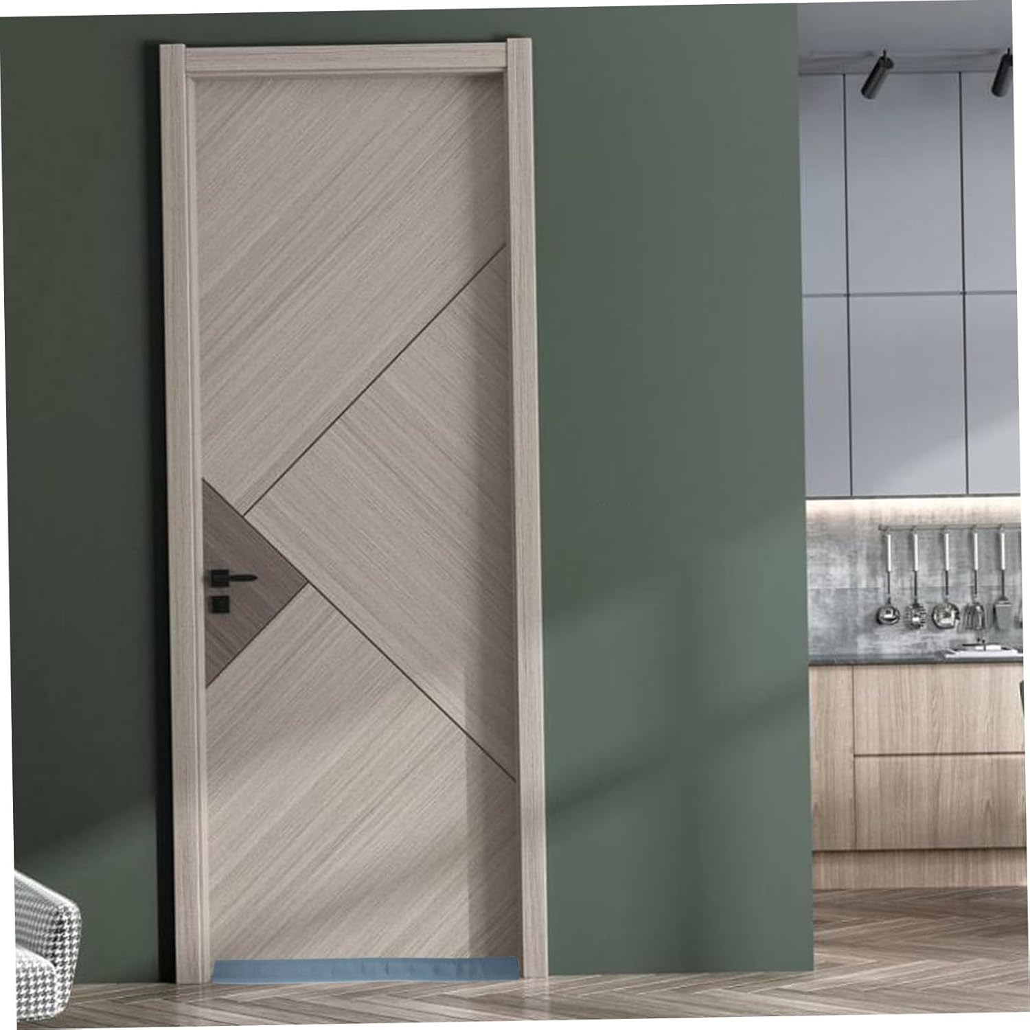 3pc Door Draft Stopper Weather Stripping for Home and Dorm