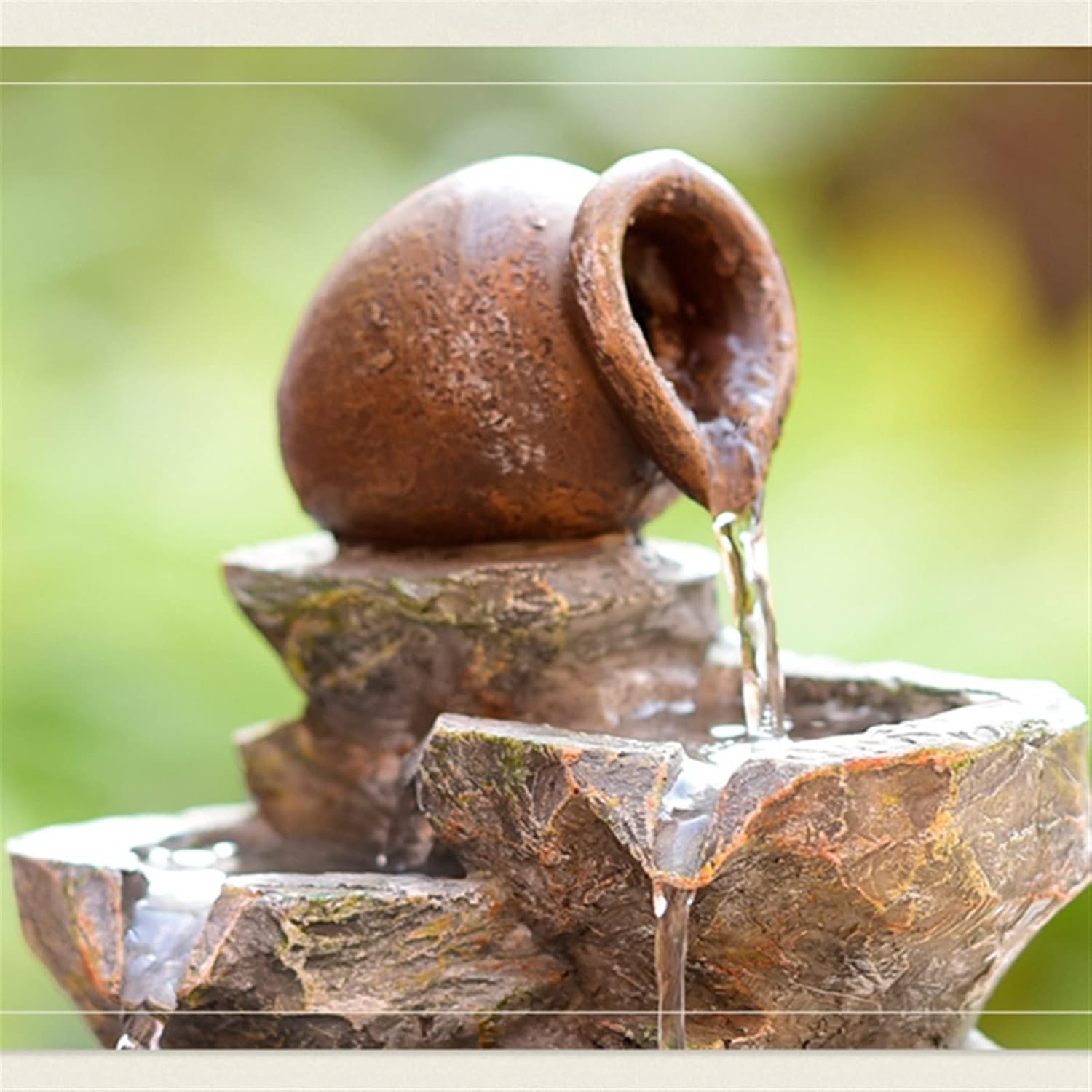 Tabletop Fountain Waterfall for Office Home Decor