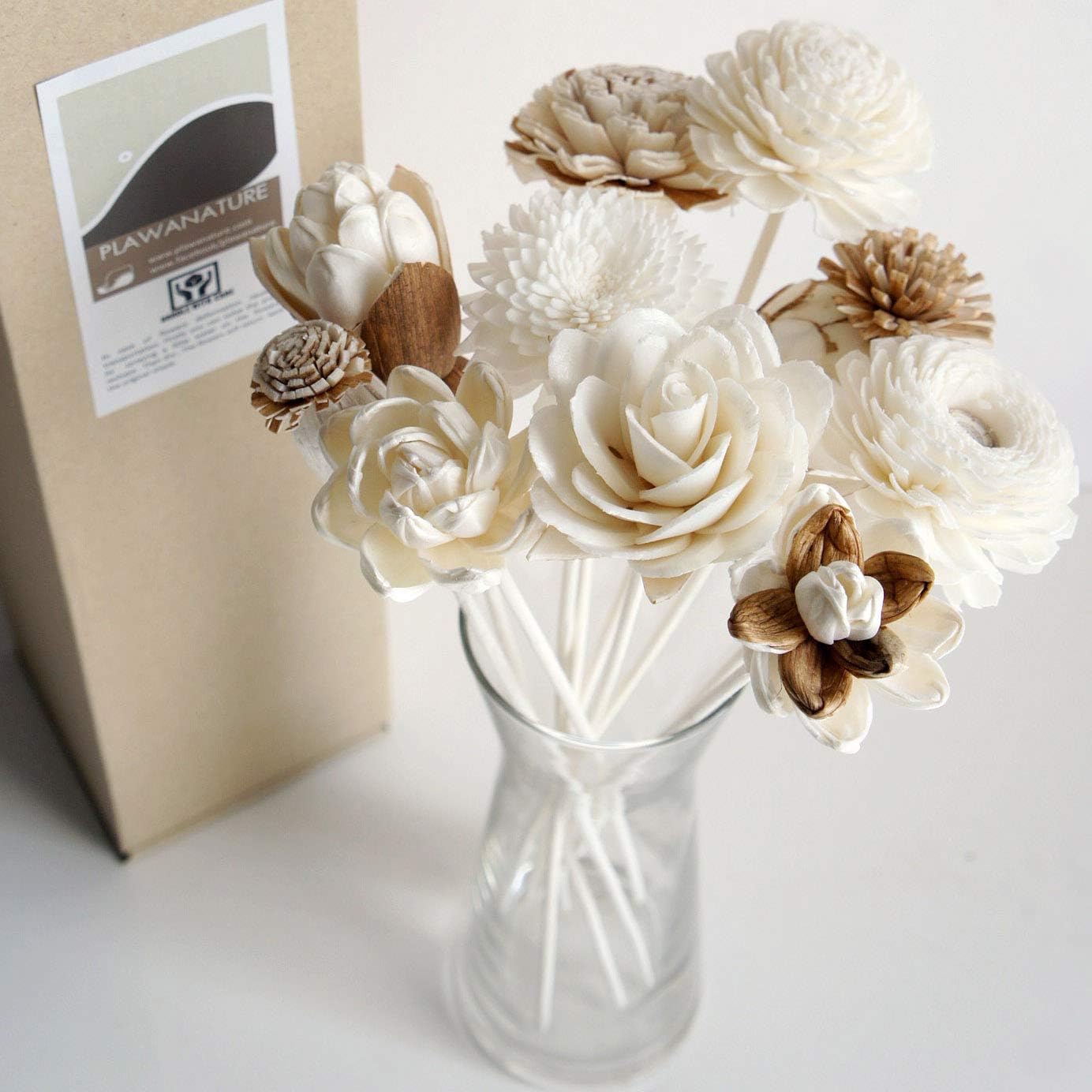 10 Mixed Sola Flower Reed Diffuser for Home Fragrance