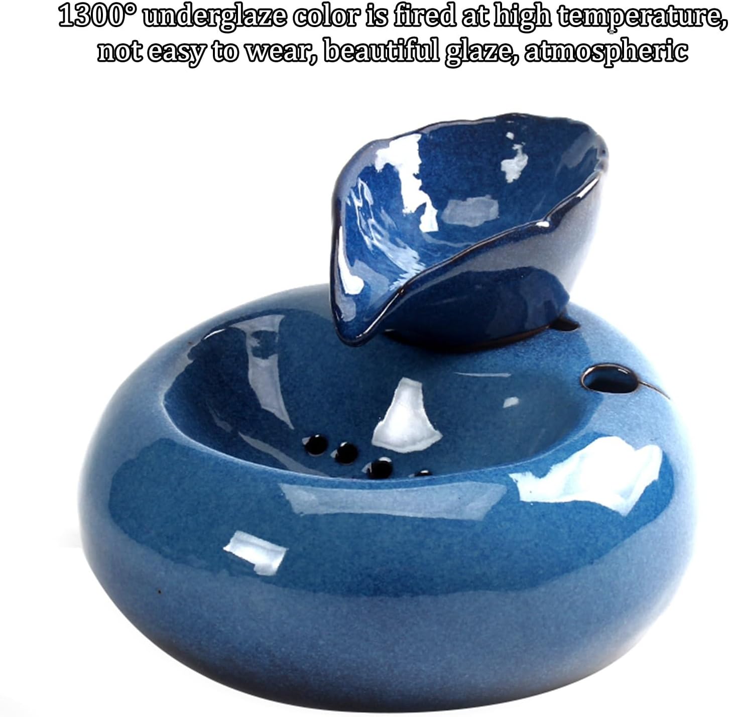 Ceramic Mini Waterfall Fountain Pet Office Humidifier