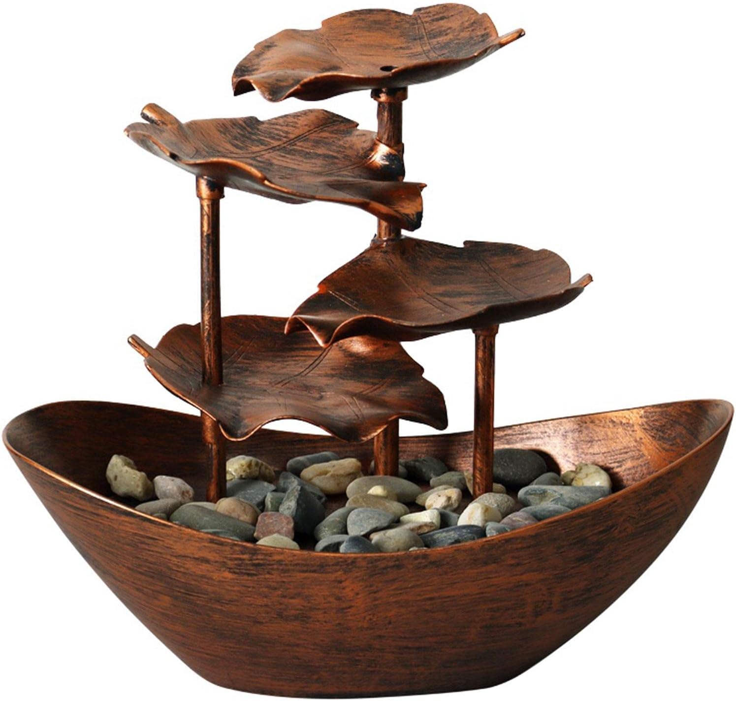 EsEico 4-Tier Desk Fountain with LED Light