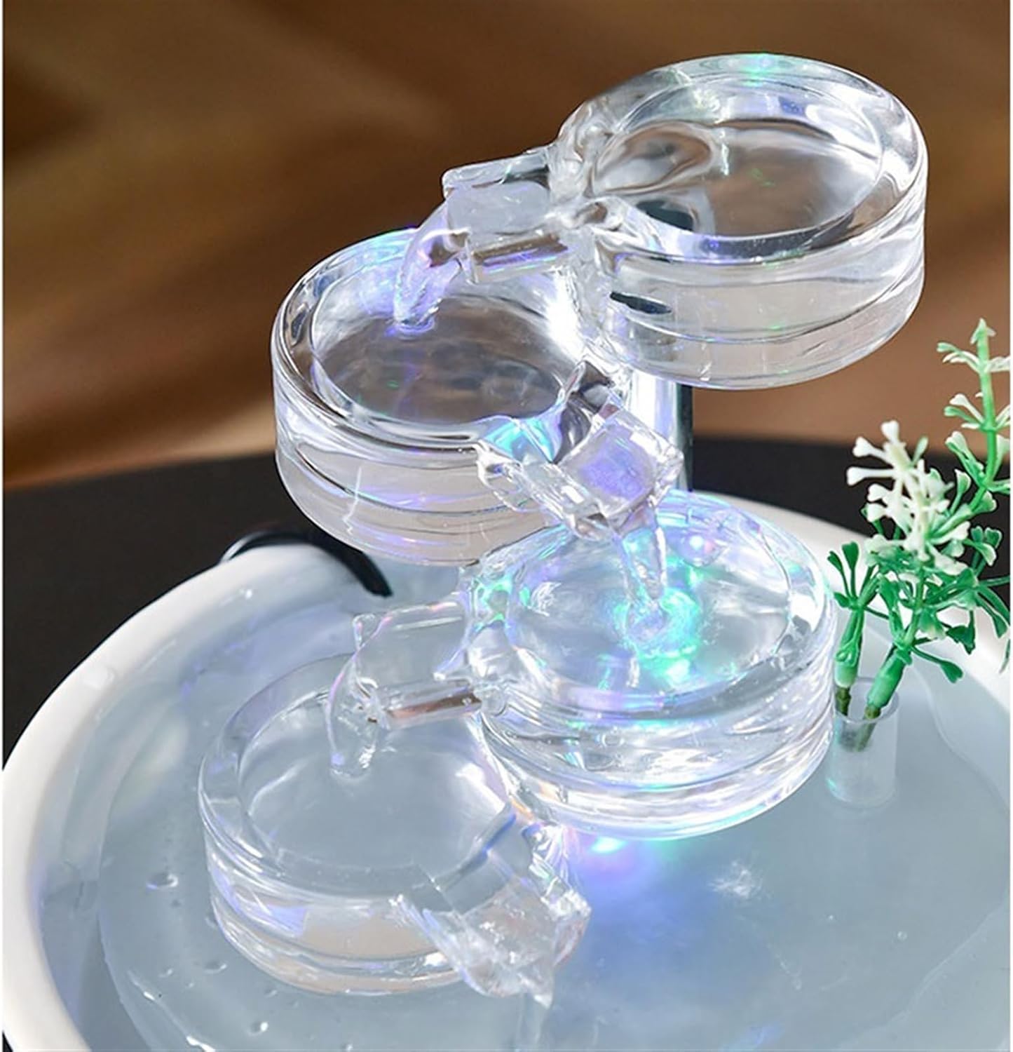 Modern Indoor Water Fountain Ceramic Desktop Decor