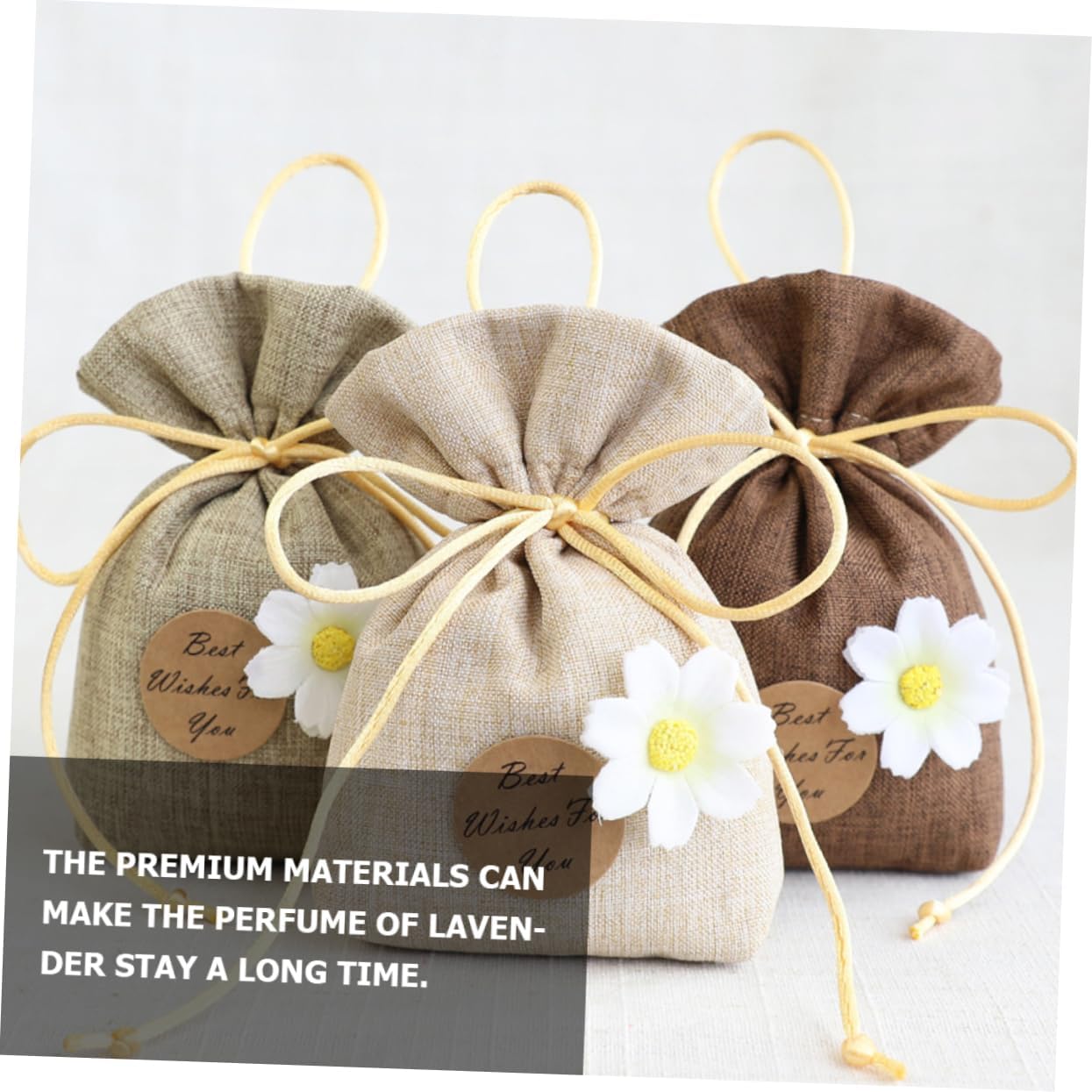 Wakauto 6pcs Lavender Sachet Bags for Wardrobe Home and Car