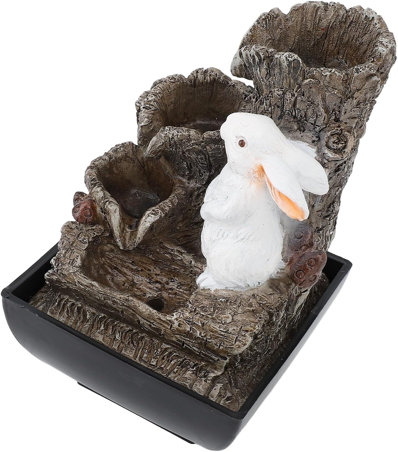 Topyond Bunny Tabletop Fountain with LED Light
