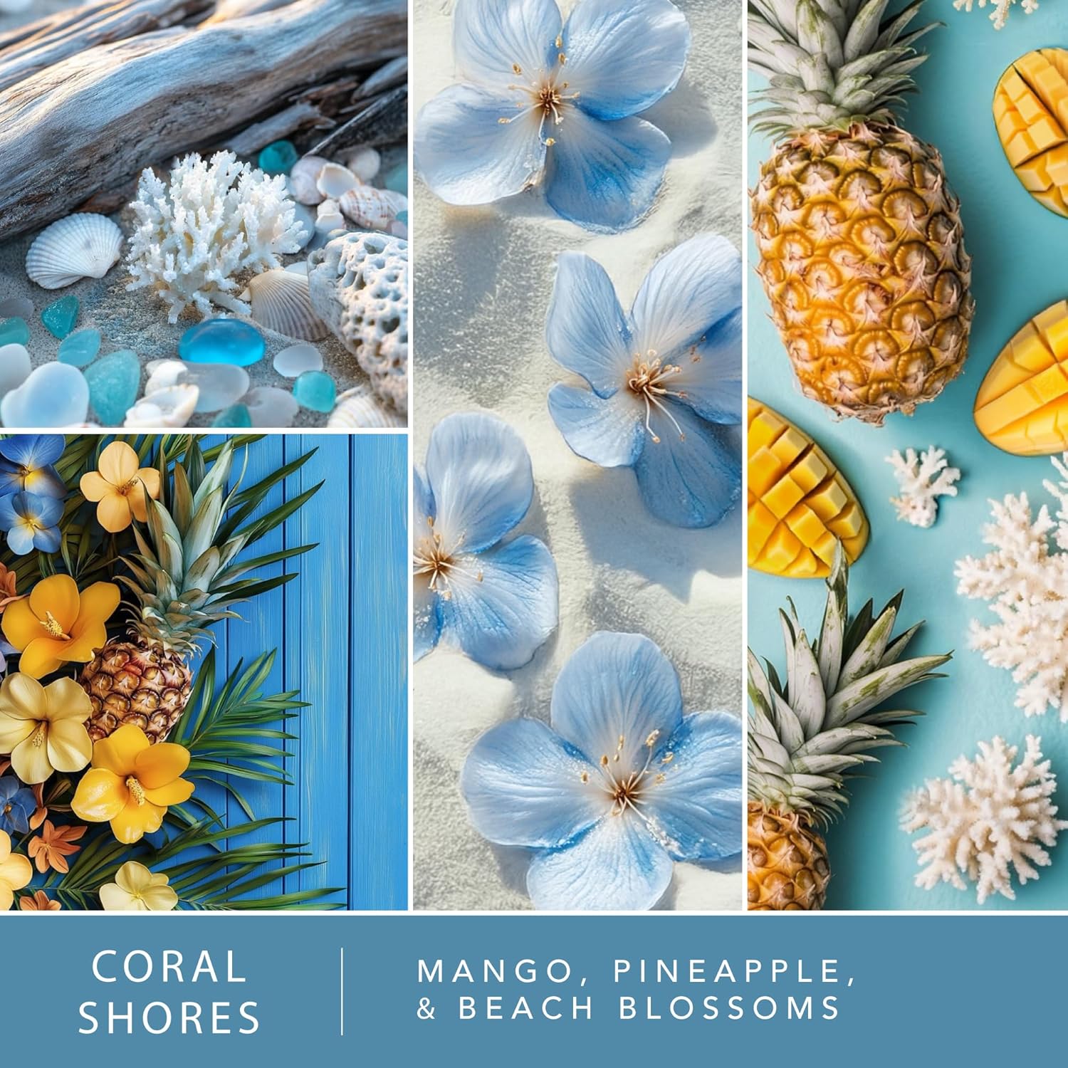 Scentsationals Wax Melts Coral Shores 24-Cubes 10oz