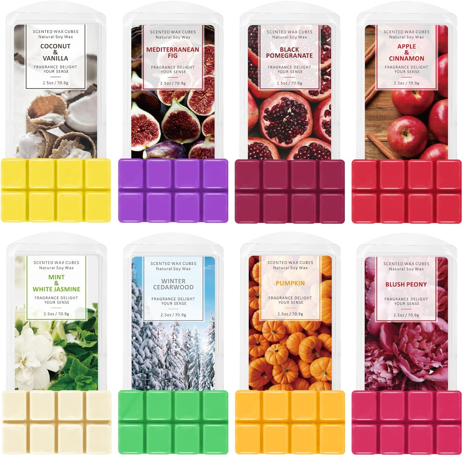 SCENTORINI Scented Wax Melts 8 Flavors 25 oz