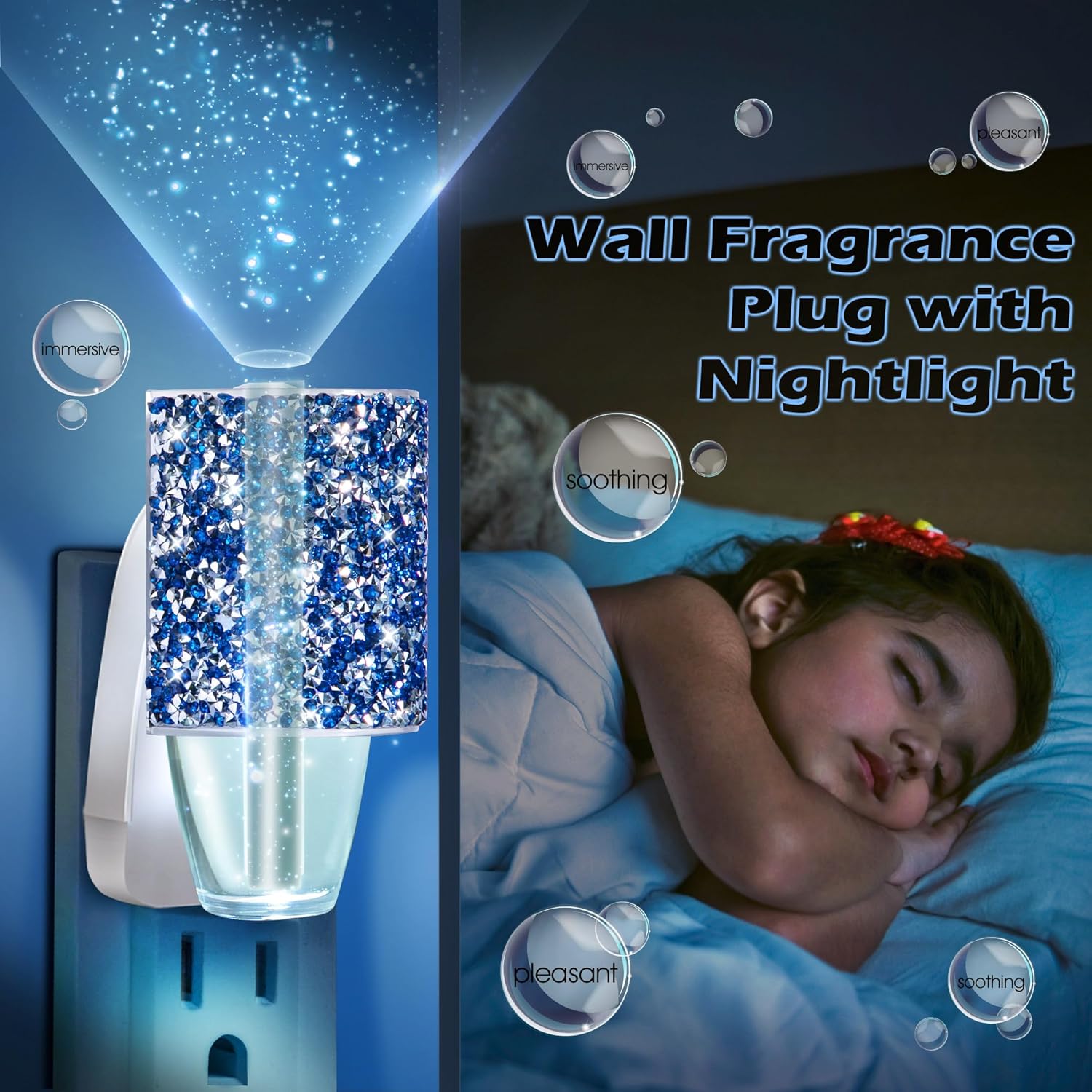 Hohean Wall Fragrance Plug In with Night Light