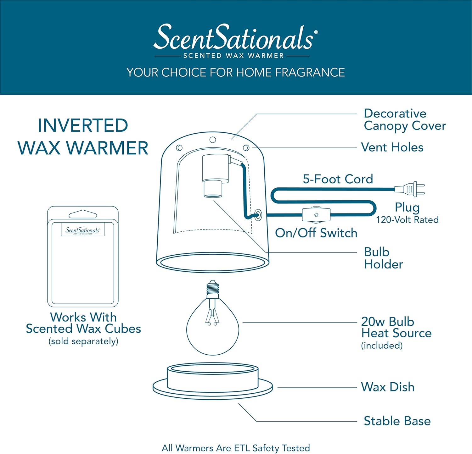 Scentsationals Halloween Wax Melt Warmer
