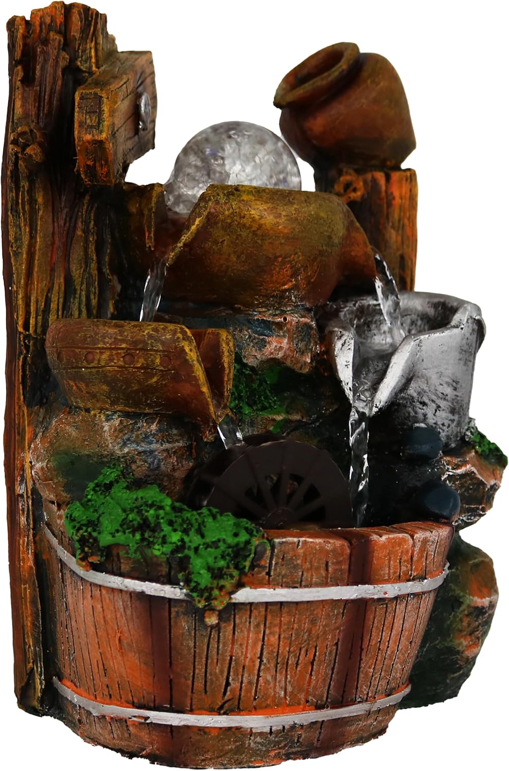 Cannan 10 Inch Jug Pot Water Mill Fountain