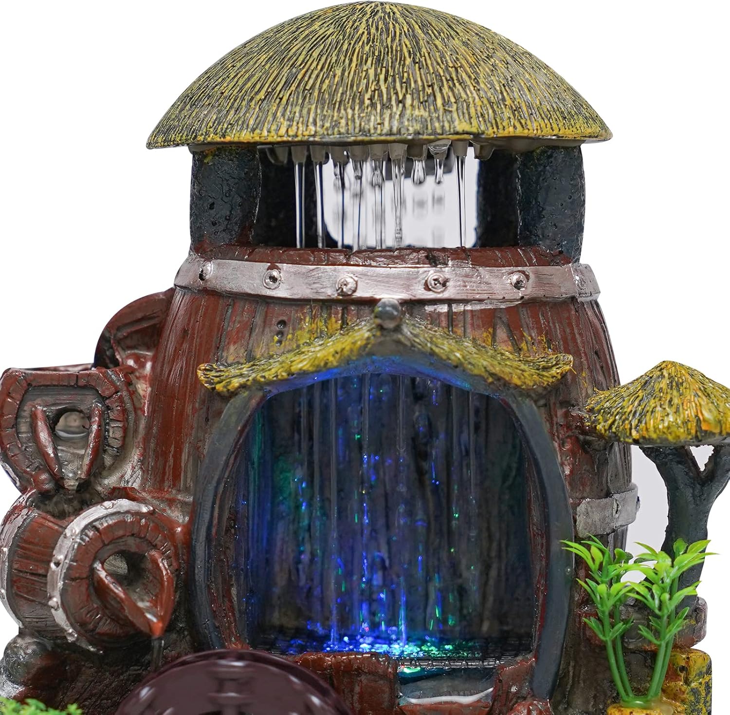 Tabletop Water Garden Zen Fountain with LED Light