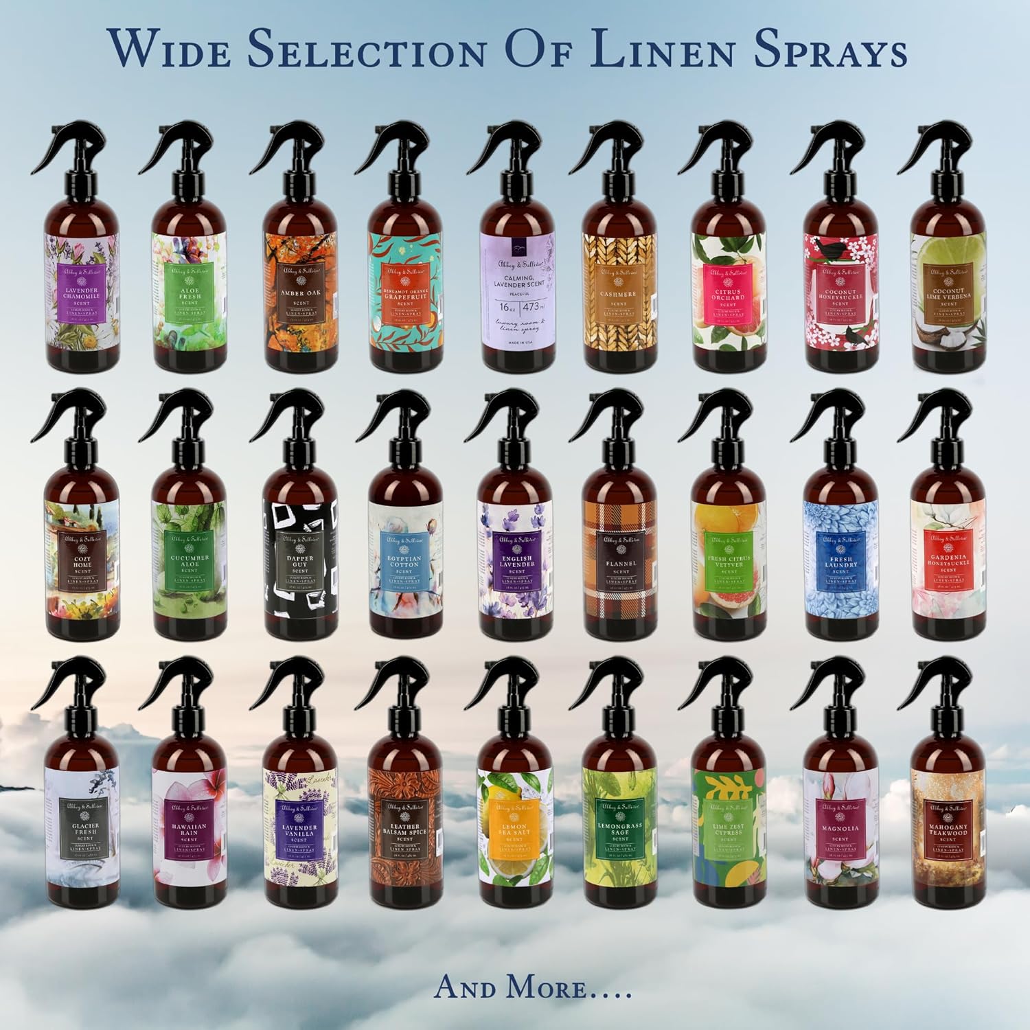 Abbey Sullivan Linen Spray Lavender Lemon 16 oz