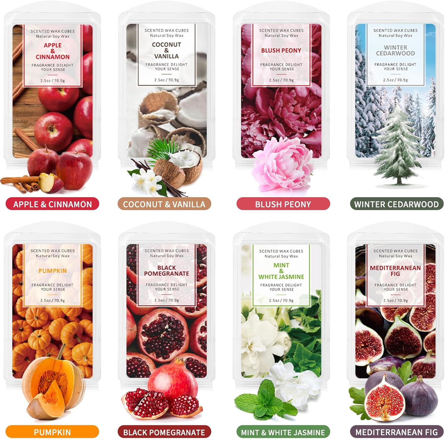 SCENTORINI Scented Wax Melts 8 Flavors 25 oz
