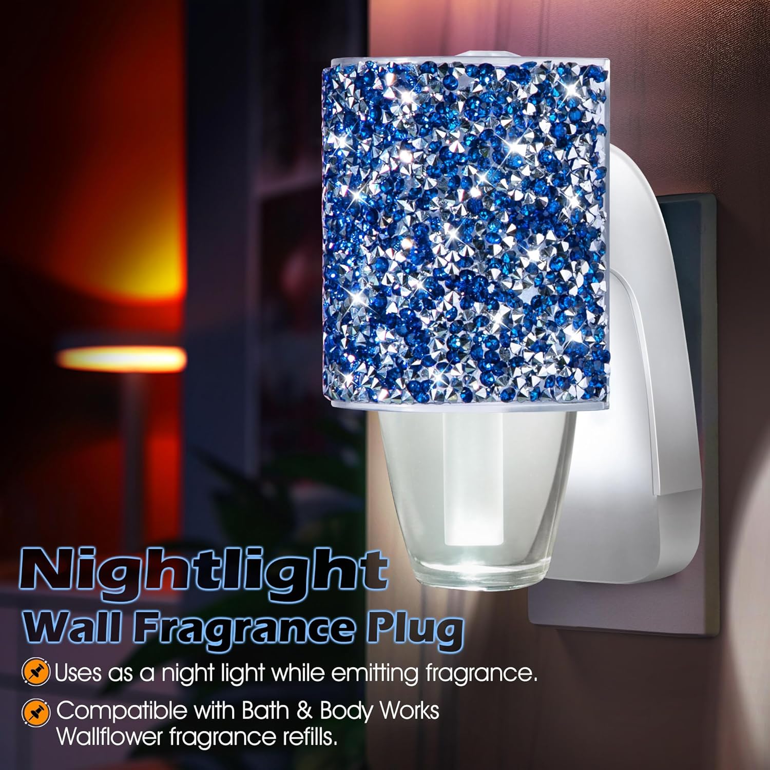 Hohean Wall Fragrance Plug In with Night Light