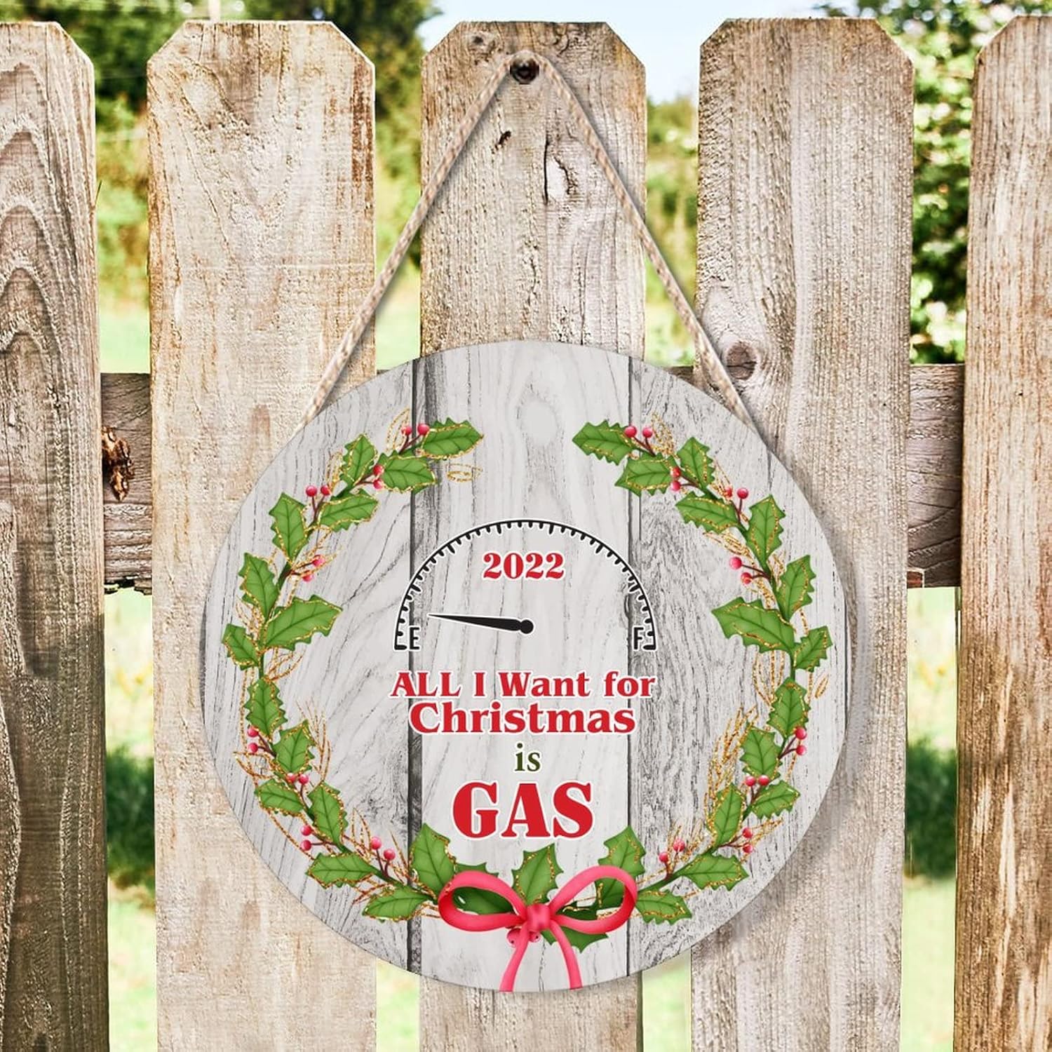 Farmhouse Front Door Hanger 12x12 Funny Wood Sign
