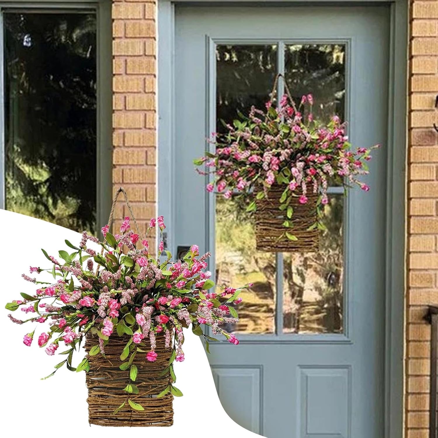 Cream Hydrangea Door Wreath - Spring Decor